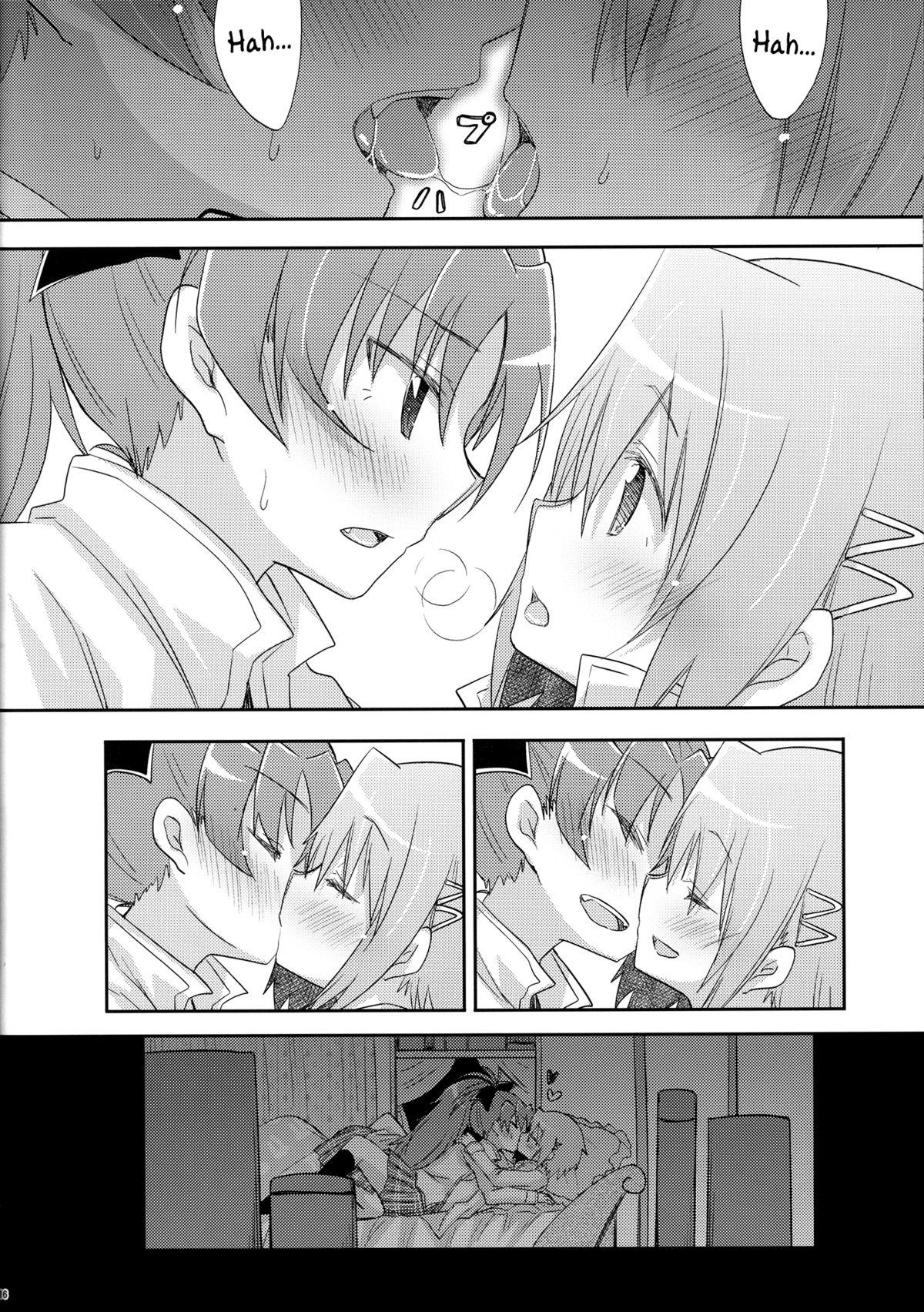 (C85) [Energia (Pikachi)] Sayaka-chan to Kyouko-chan ga Tada H suru Hon. | A Book Where Sayaka-chan and Kyouko-chan Just Have Sex. (Puella Magi Madoka Magica) [English] {fragmentedhollow} 15