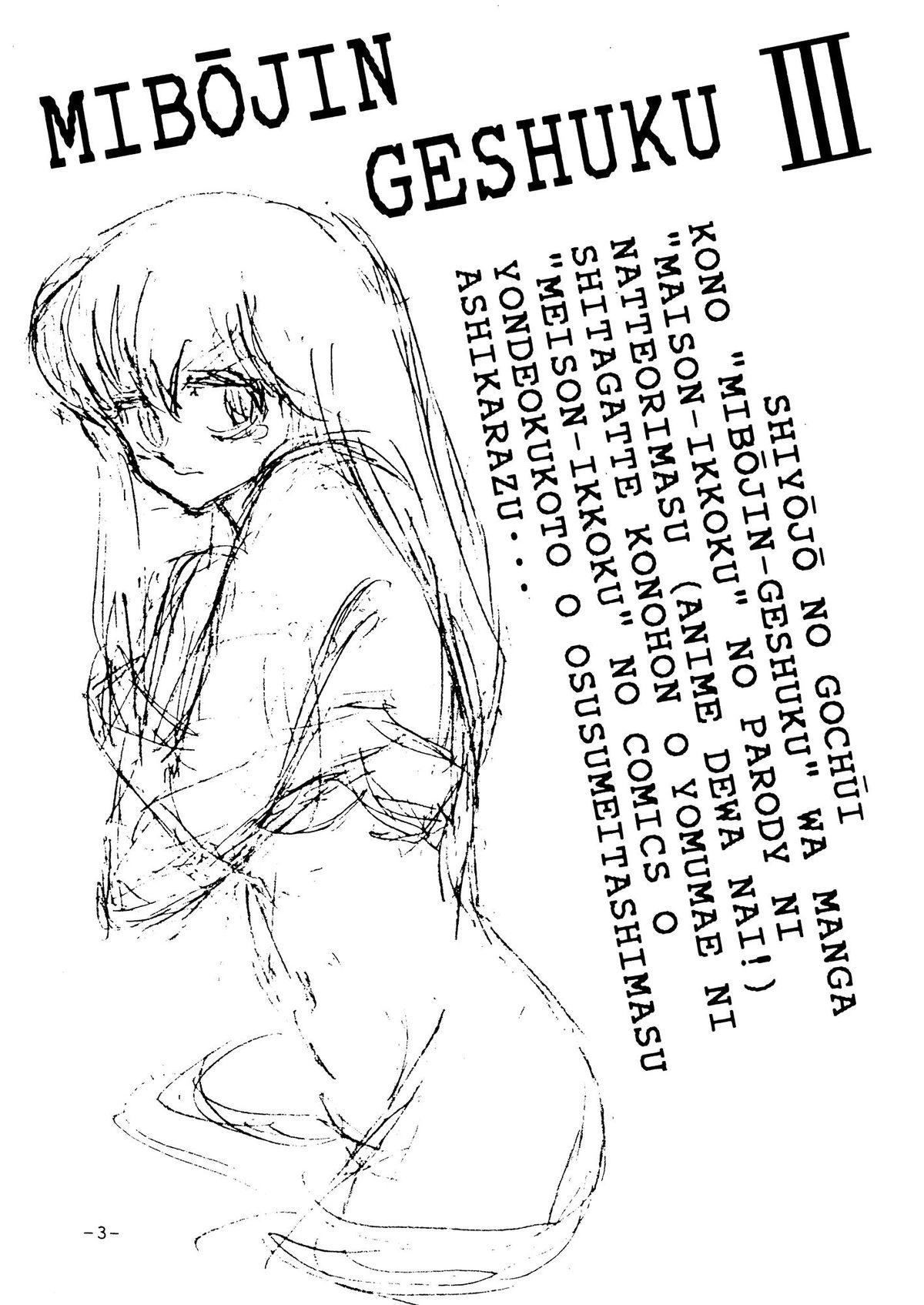 Cojiendo Mibojin Geshuku Sono San - Maison ikkoku Hardcore Porno - Page 2