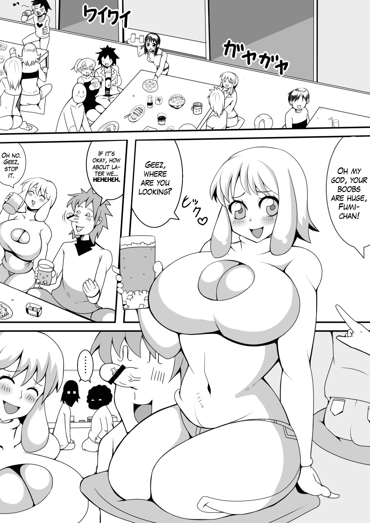 Gordita Motenai Kimoota ga Nomikai de Hyoui Lesbians - Page 2