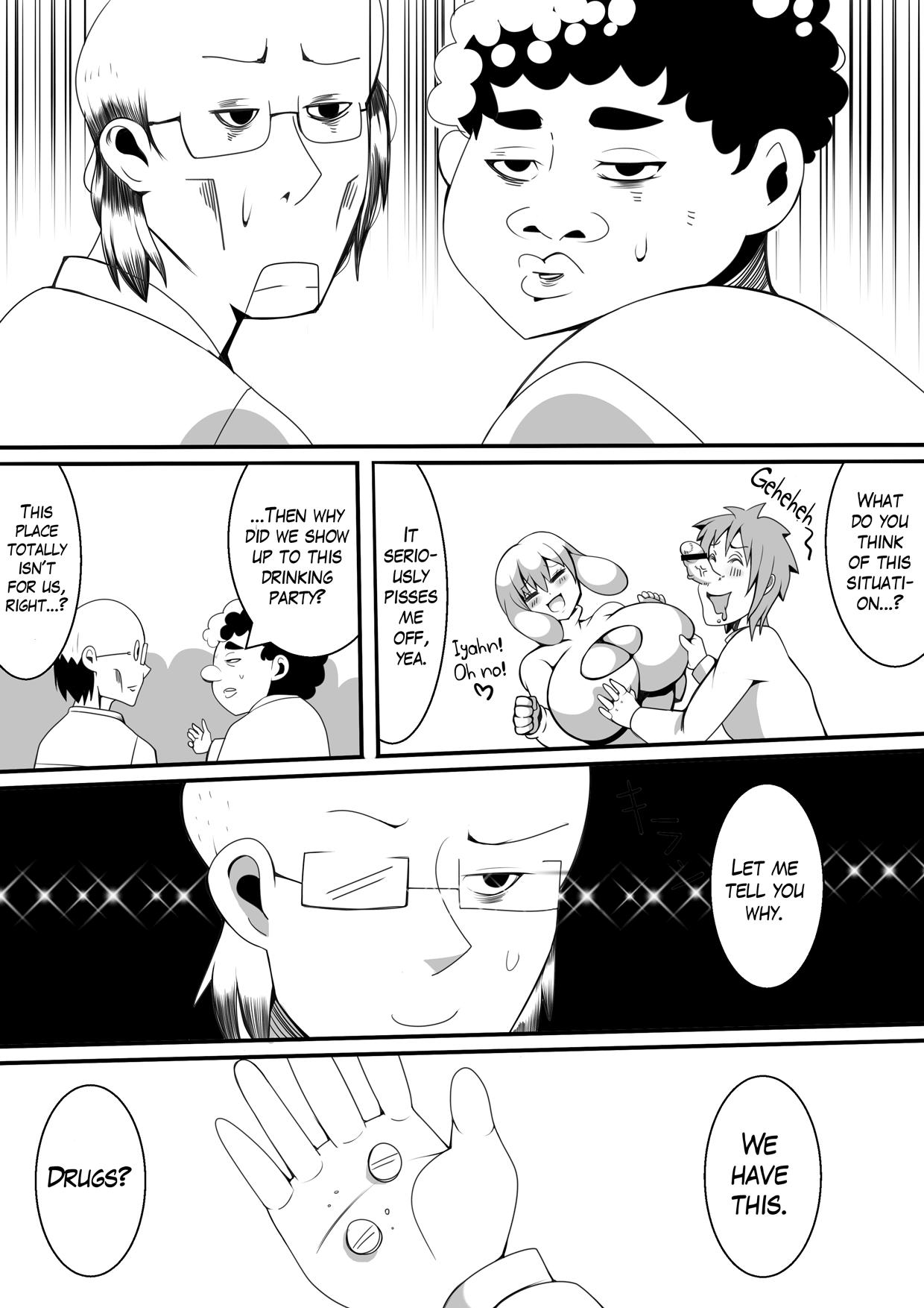 Cum Swallowing Motenai Kimoota ga Nomikai de Hyoui Rope - Page 3