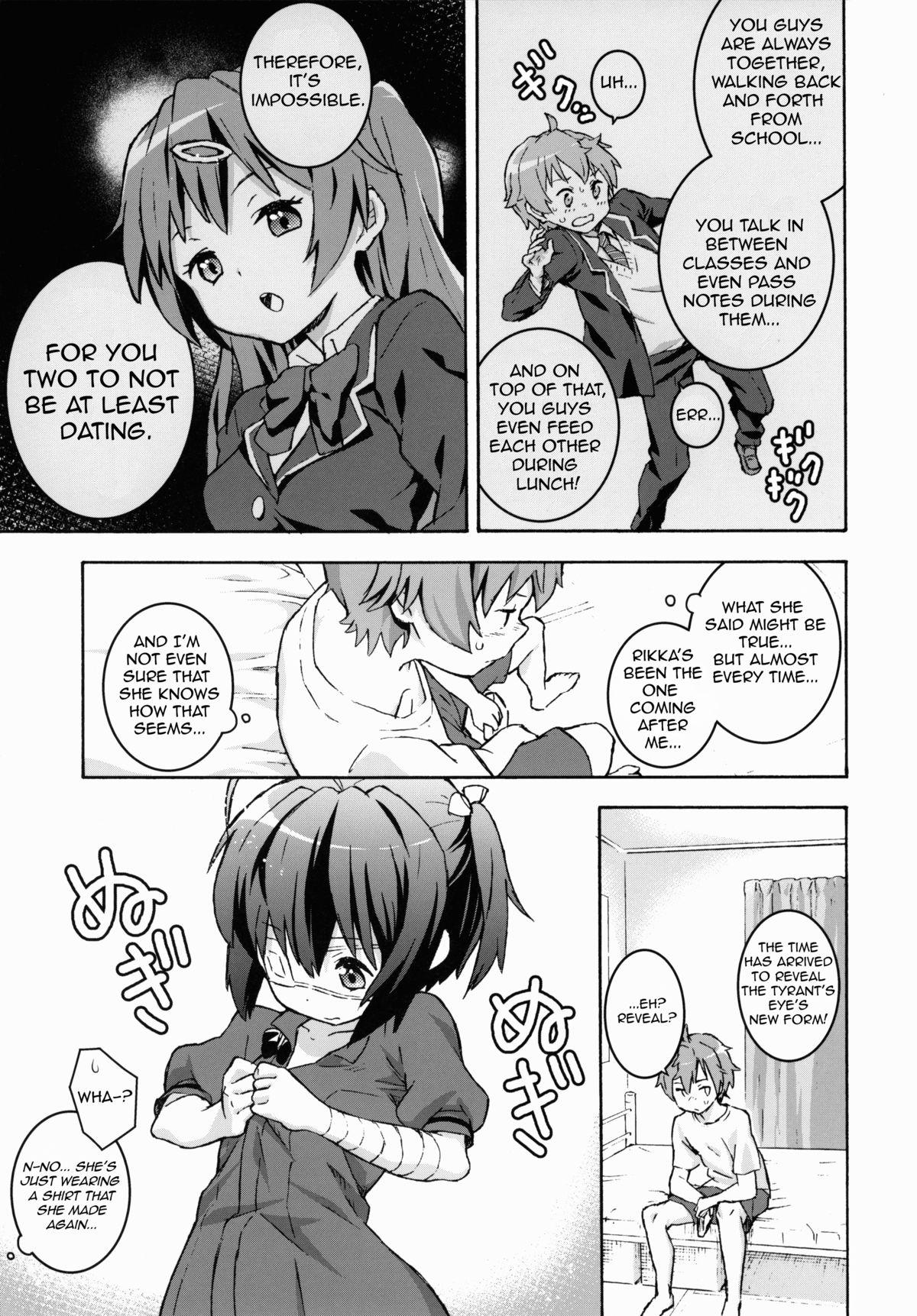 Roughsex Chuunibyou no Kimochi - Chuunibyou demo koi ga shitai Brasileira - Page 4