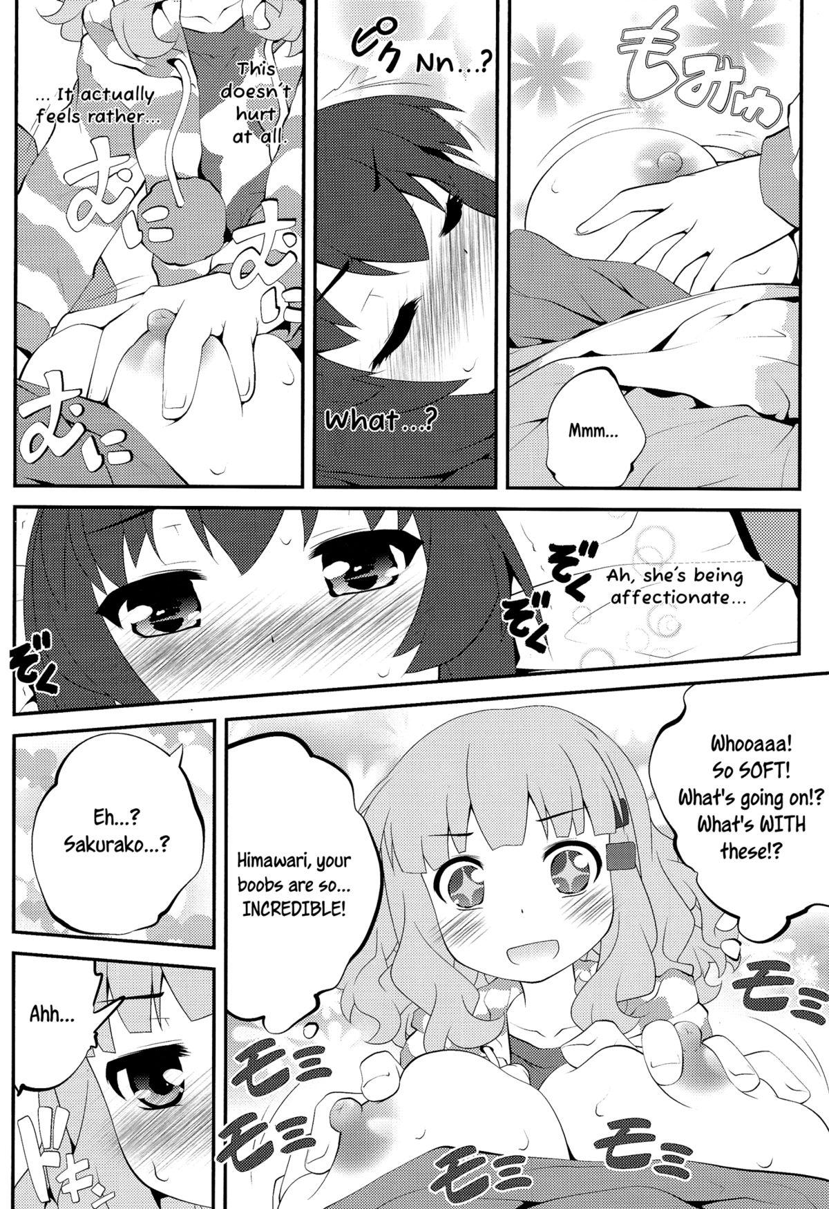 Foot Job Himegoto Flowers 7 - Yuruyuri Periscope - Page 9