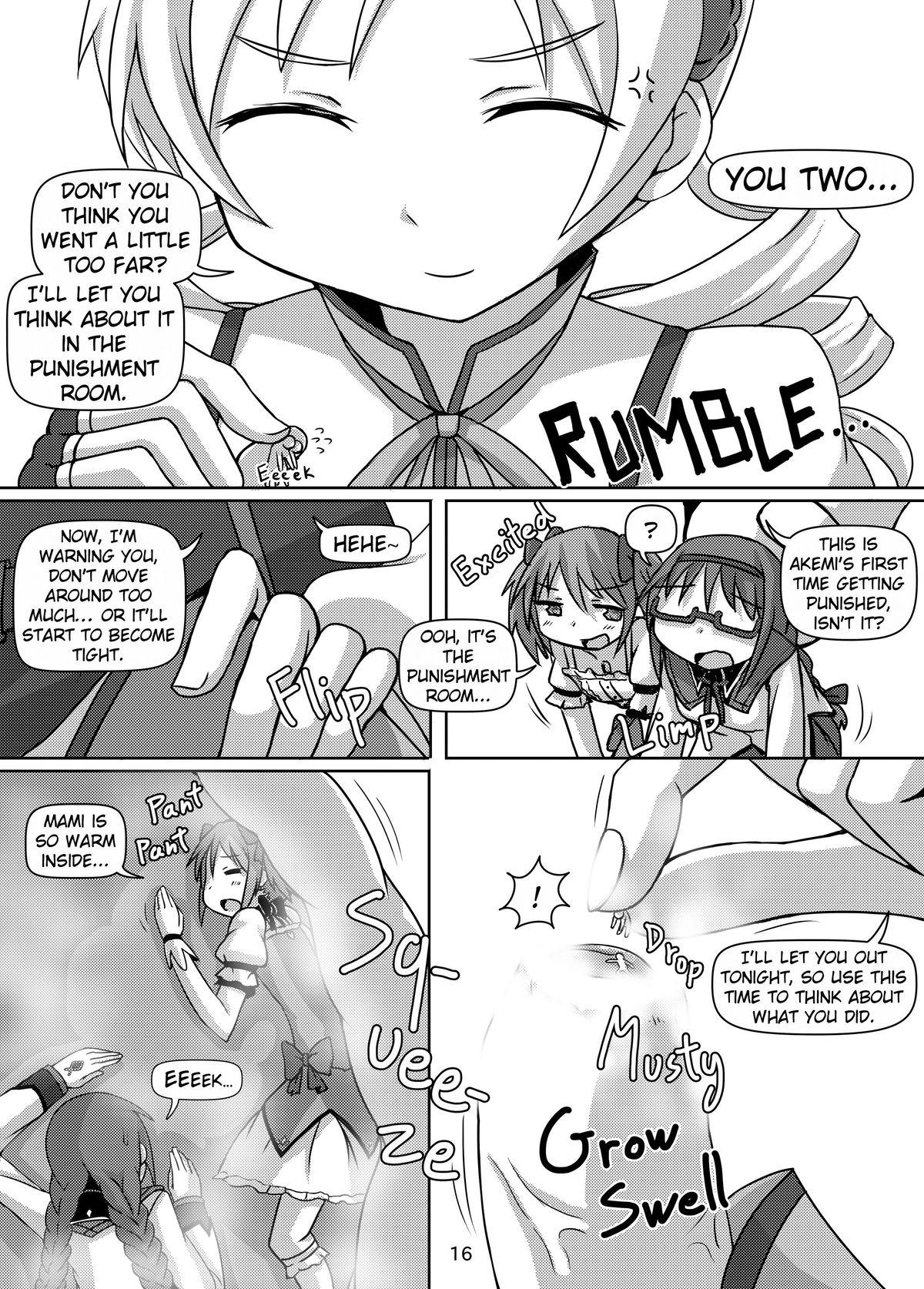 Bondagesex Kyodaika Mahou mo Arundayo!! - Gigantization Magic Exist Too!! - Puella magi madoka magica Vecina - Page 33