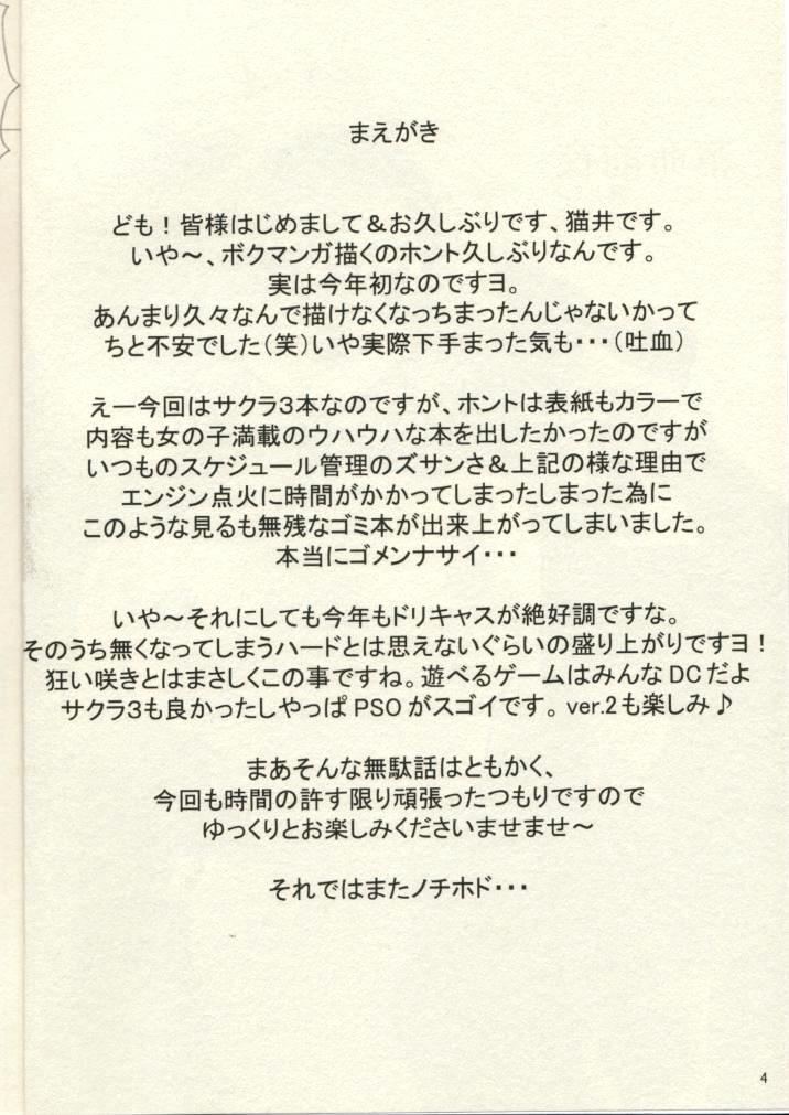 Bubblebutt Kakumei Zenya - Sakura taisen Shesafreak - Page 3