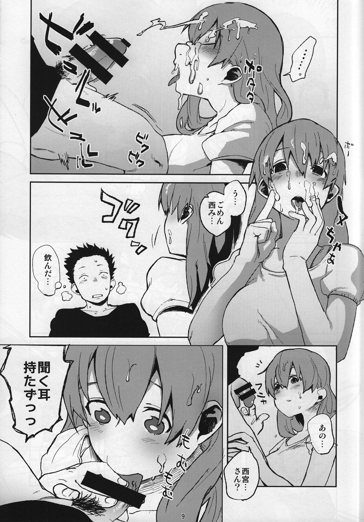 Breasts (C87) [LinkRingRin (Natsume Kei)] Nishimiya-san to Ishida-kun ga, (Koe no Katachi) - Koe no katachi Cartoon - Page 8