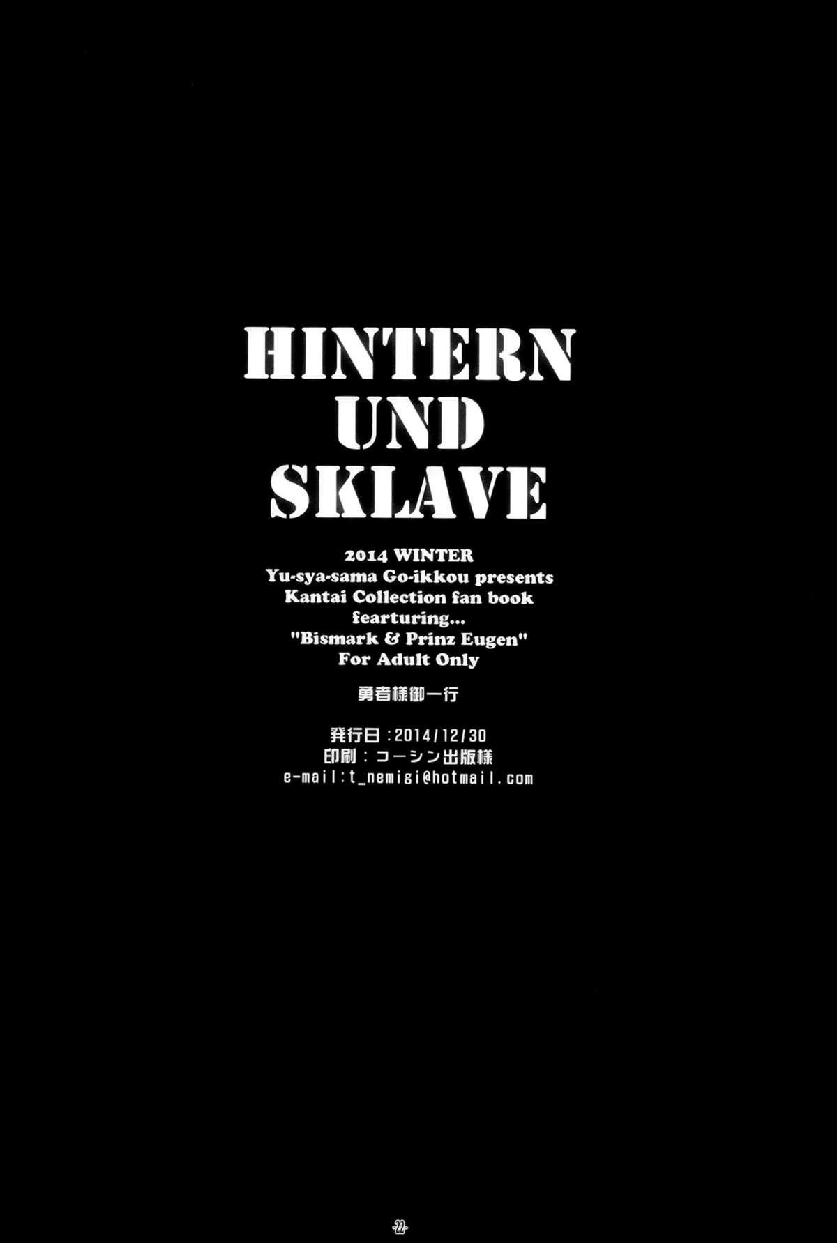 HINTERN UND SKLAVE 22