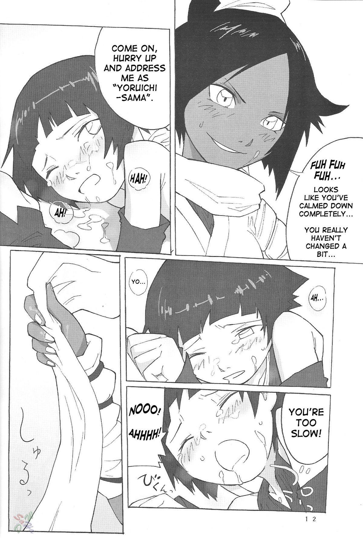 Milf Porn Yoruichi-sama - Bleach Slapping - Page 11