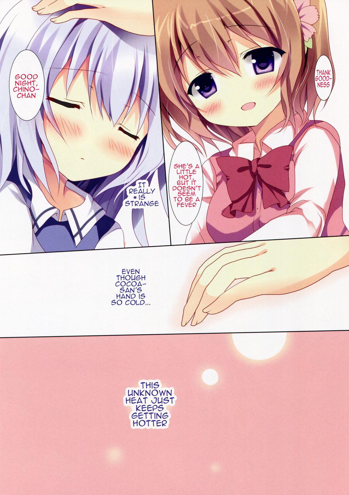 Blows Mitsu-iro Drop - Gochuumon wa usagi desu ka Eating - Page 14