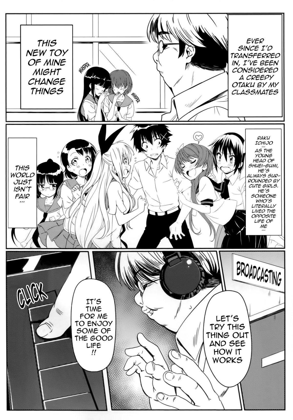 Round Ass (C86) [Kaminari-neko (Eitarou)] Yamikoi -Saimin- | Yamikoi -Hypnotism- (Nisekoi) [English] [Doujin-Moe] - Nisekoi Analplay - Page 3