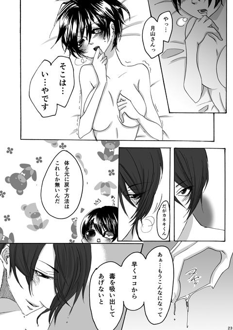 新刊　月黒カネ♀(R18)　トーキョー喰区　WEST2 tokyo ghoul sample 4