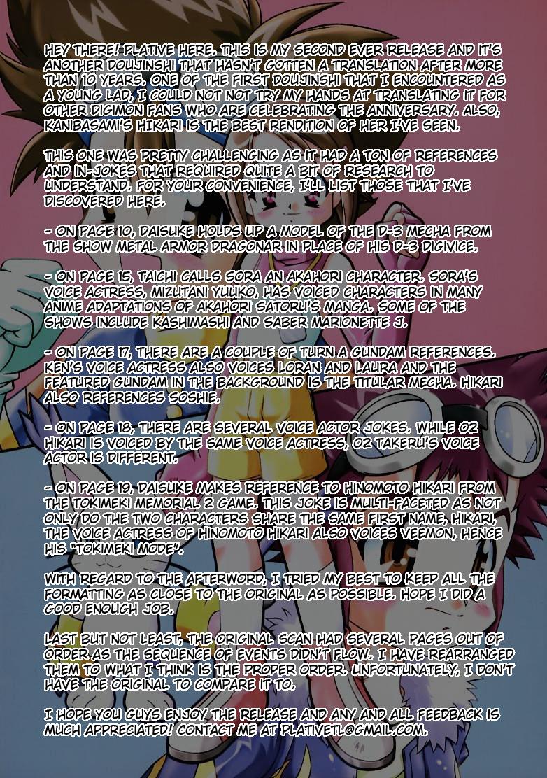 Gay Facial evolution - Digimon adventure Amateur Sex - Page 23