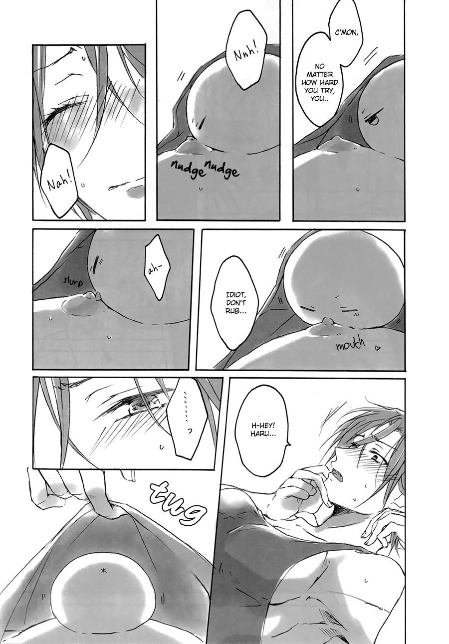 Gay Natural Can Haruka Have Sex with Rin After Suddenly Turning Into an Odd Little Lifeform? - Free Asslick - Page 11