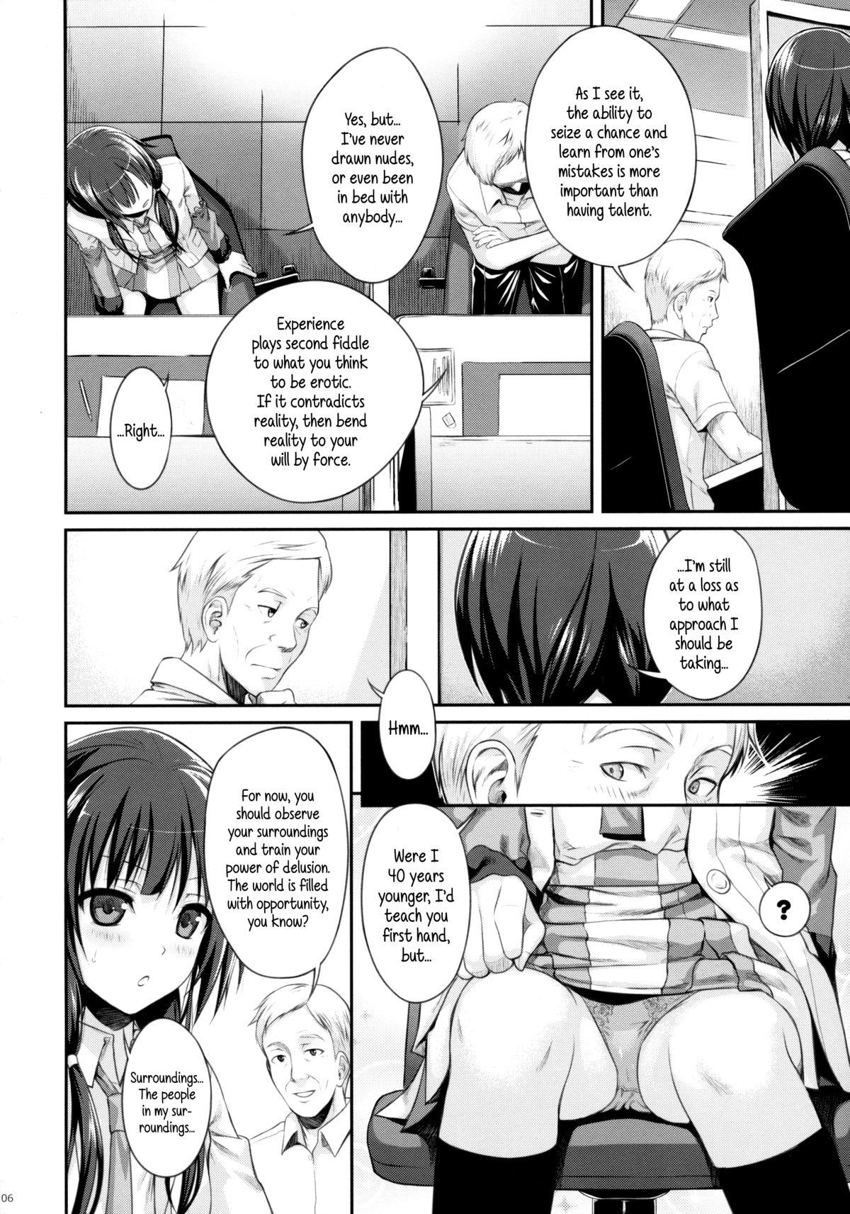 Cum Swallowing Musashino Mousou Nikki | Musashino Delusion Diary - Shirobako Bbw - Page 6