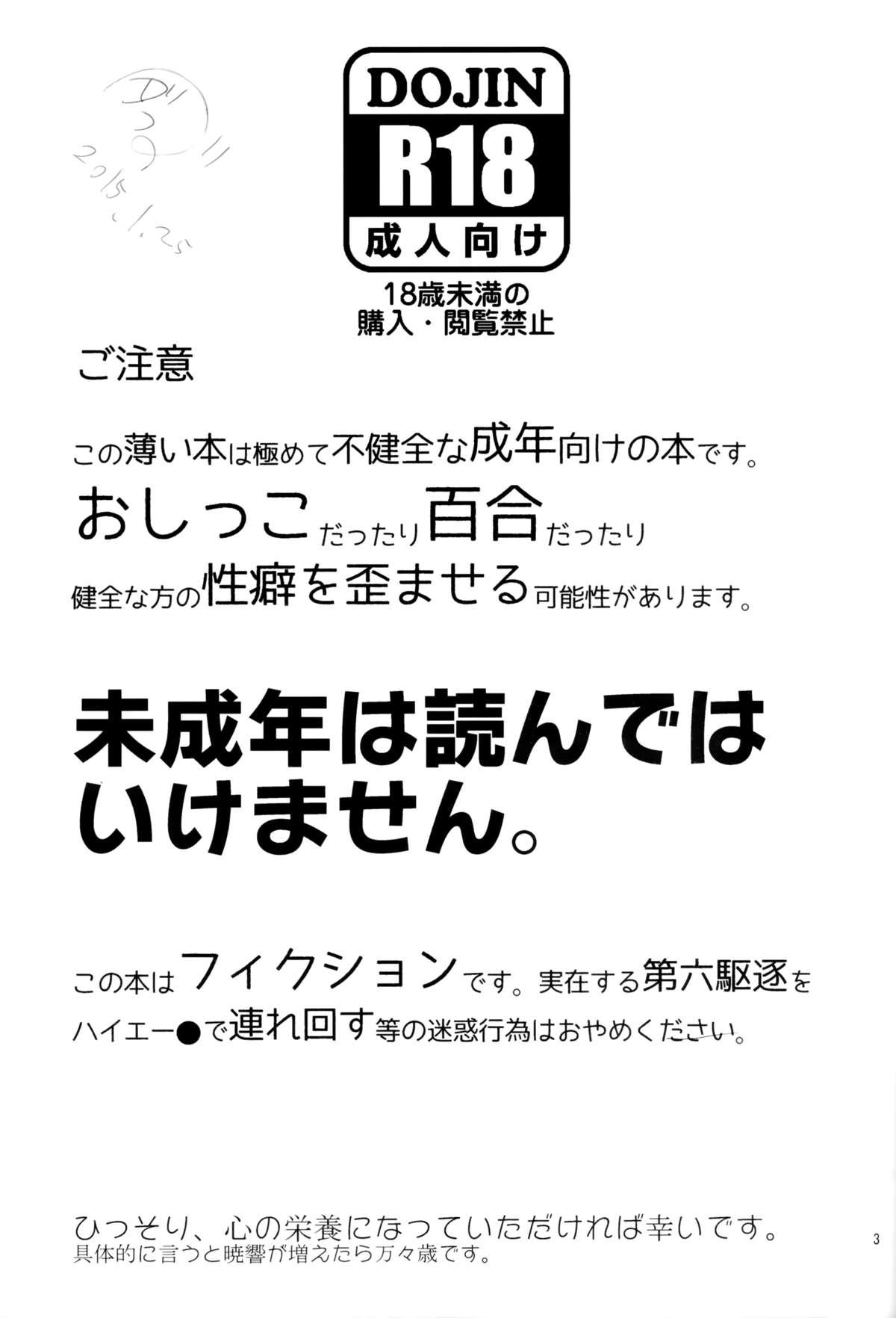 Fake Dai Roku Kuchiku no Ofuzake - Kantai collection 8teenxxx - Page 2