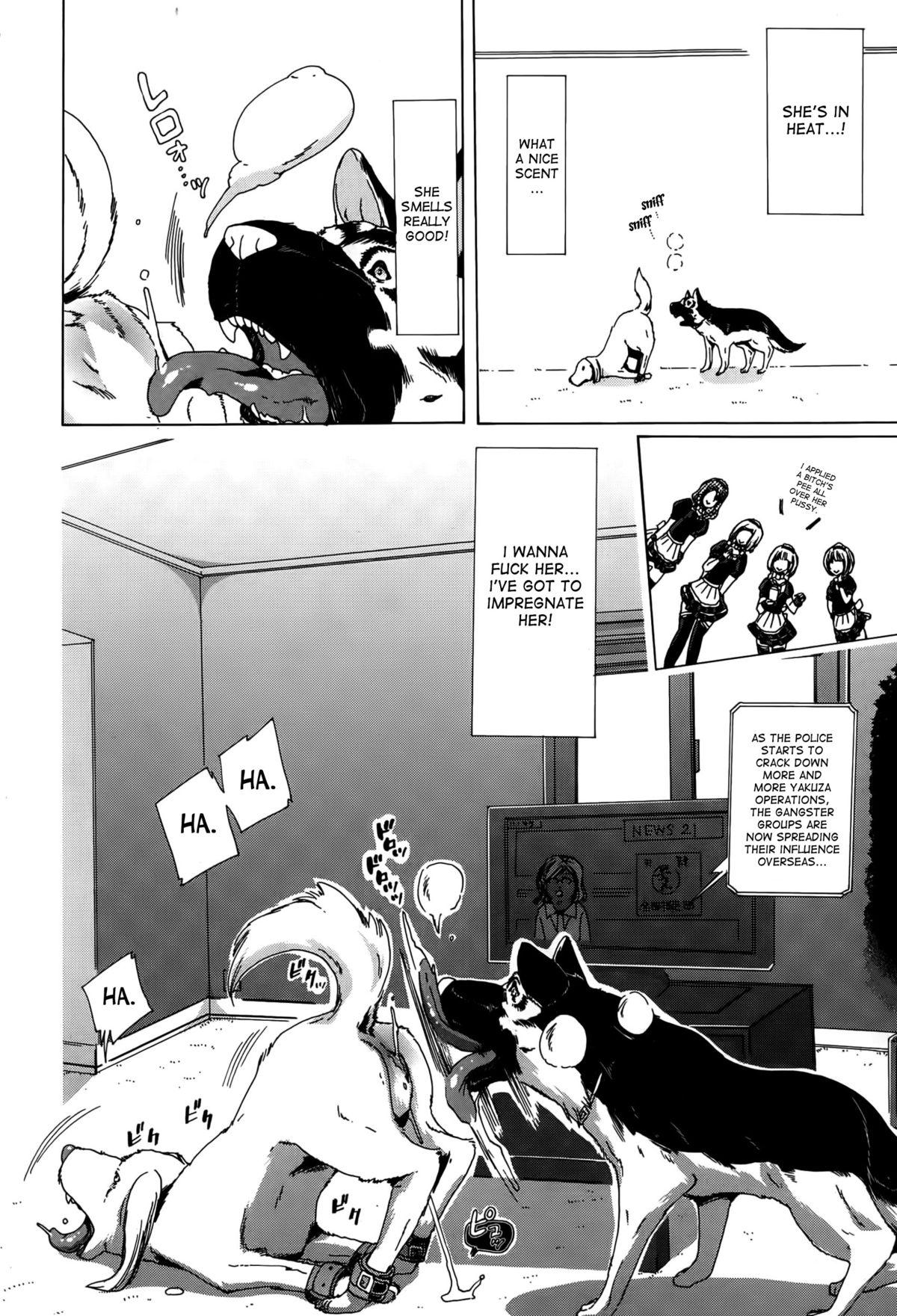 Domination Jyukan Hitozuma Kasumi <Zenin Choukyouzumi> | Bestiality Rape Housewife Kasumi <Everyone is Fully Trained> Chileno - Page 6