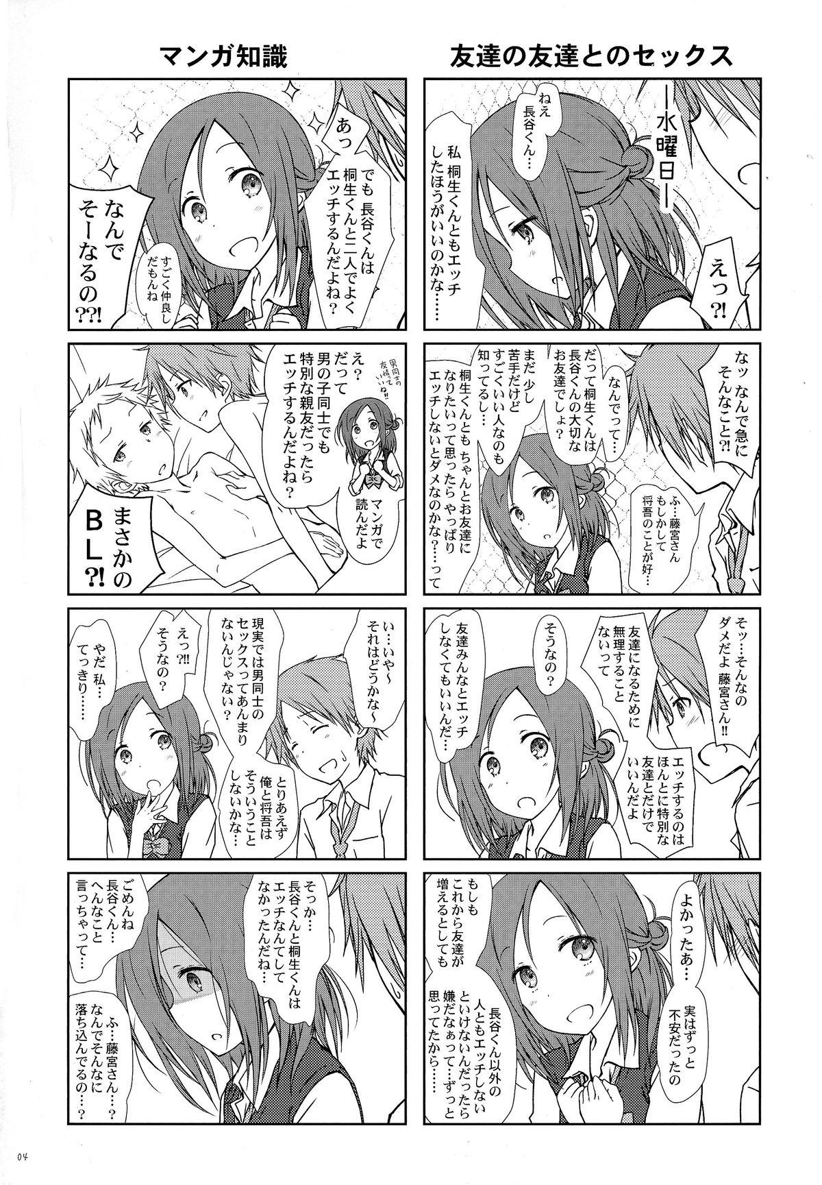 Stepdad "Tomodachi to no Sex no Tsuzuki." - One week friends Gay Gangbang - Page 4