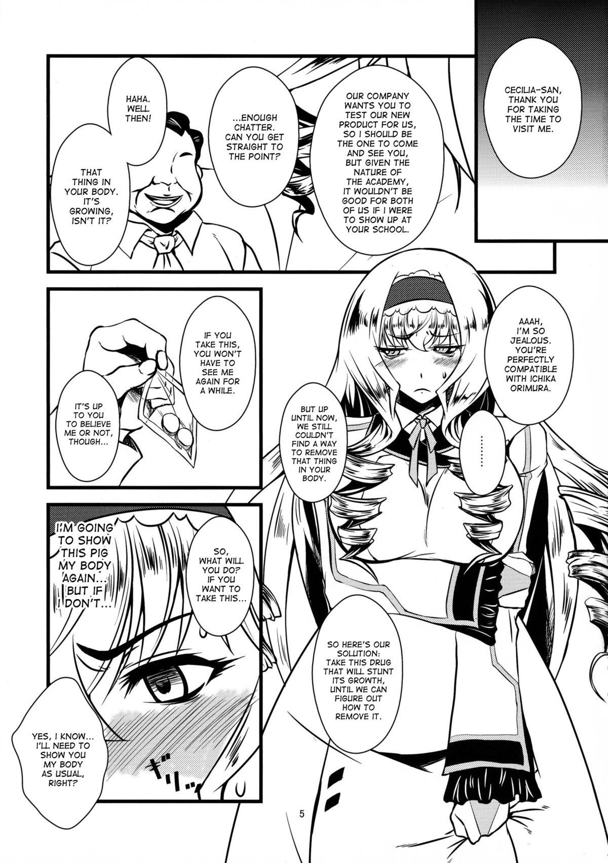 Bra Cecilia-san ga Wana ni Hamatte Shokushu o Haranjau Hon 2 - Infinite stratos Hardsex - Page 5