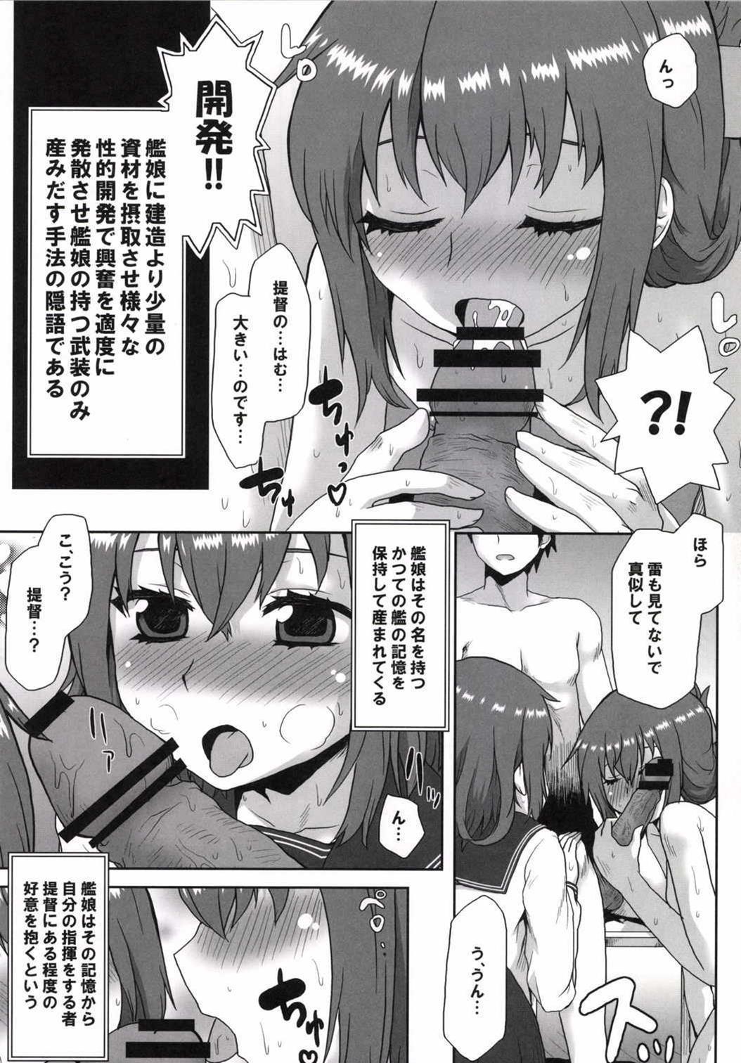 Femdom Clips Ero Honyaku! Teitoku Nisshi - Kantai collection Gay Natural - Page 8