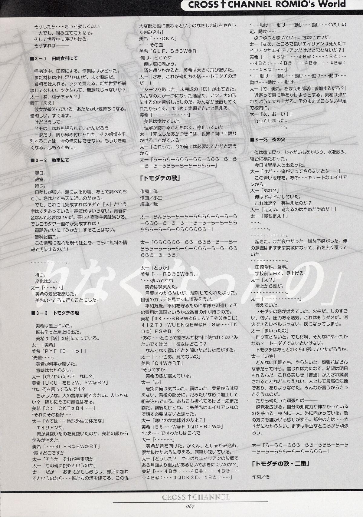 CROSS†CHANNEL Official Setting Materials 97