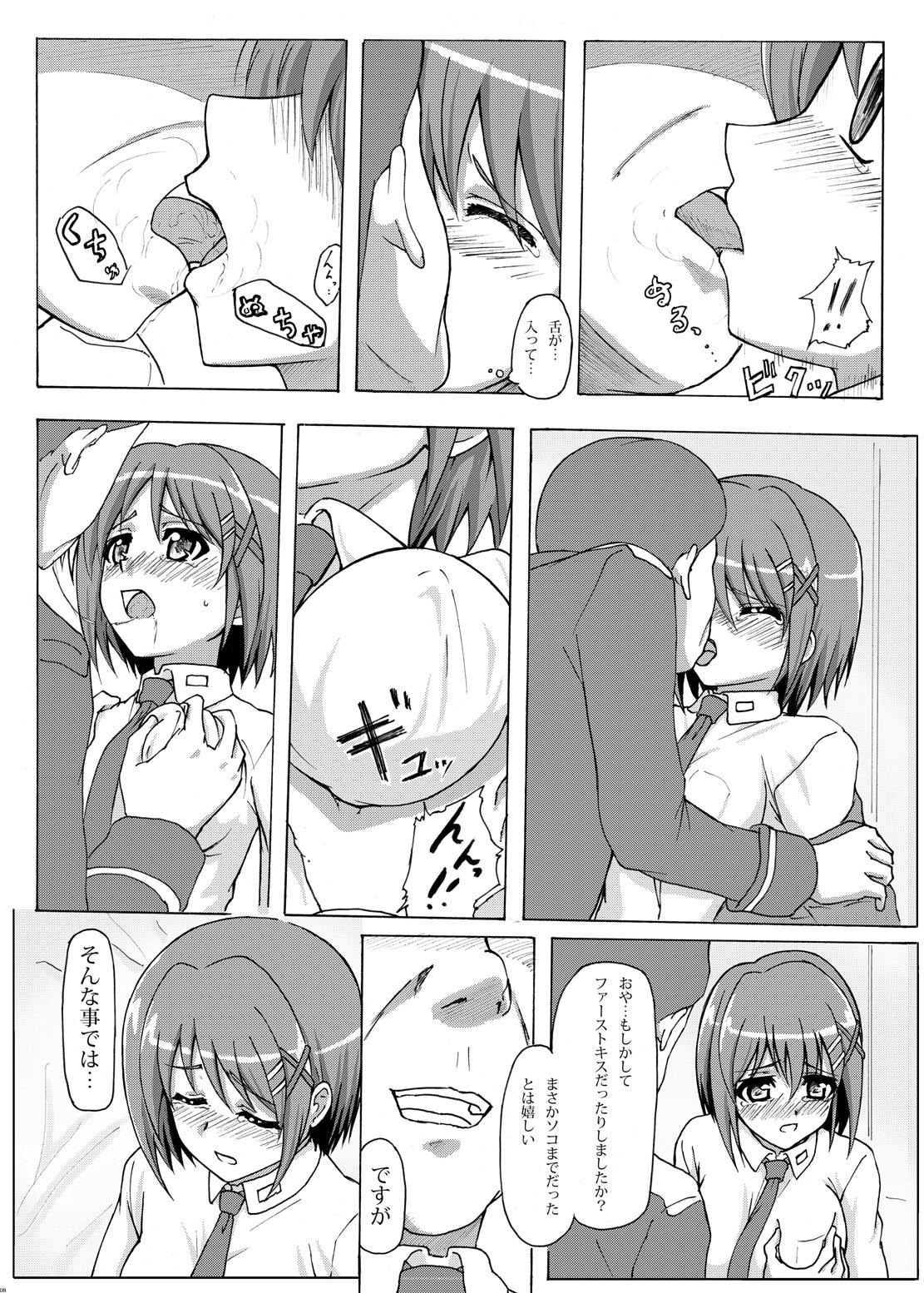 Eat Hayate Taichou Yoru no Oshigoto - Mahou shoujo lyrical nanoha Blackwoman - Page 7