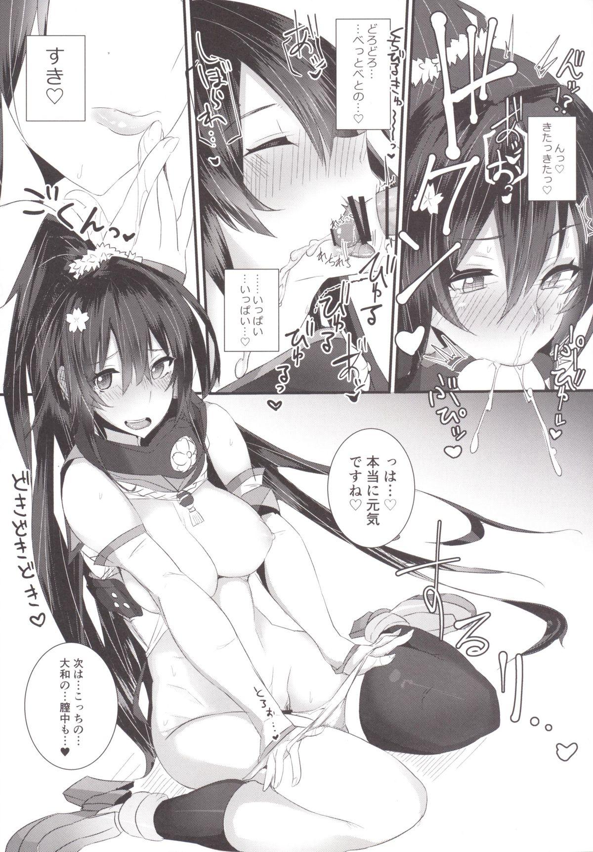 Best Blowjob Yamato-san wa Se ga Takai. - Kantai collection Tamil - Page 8