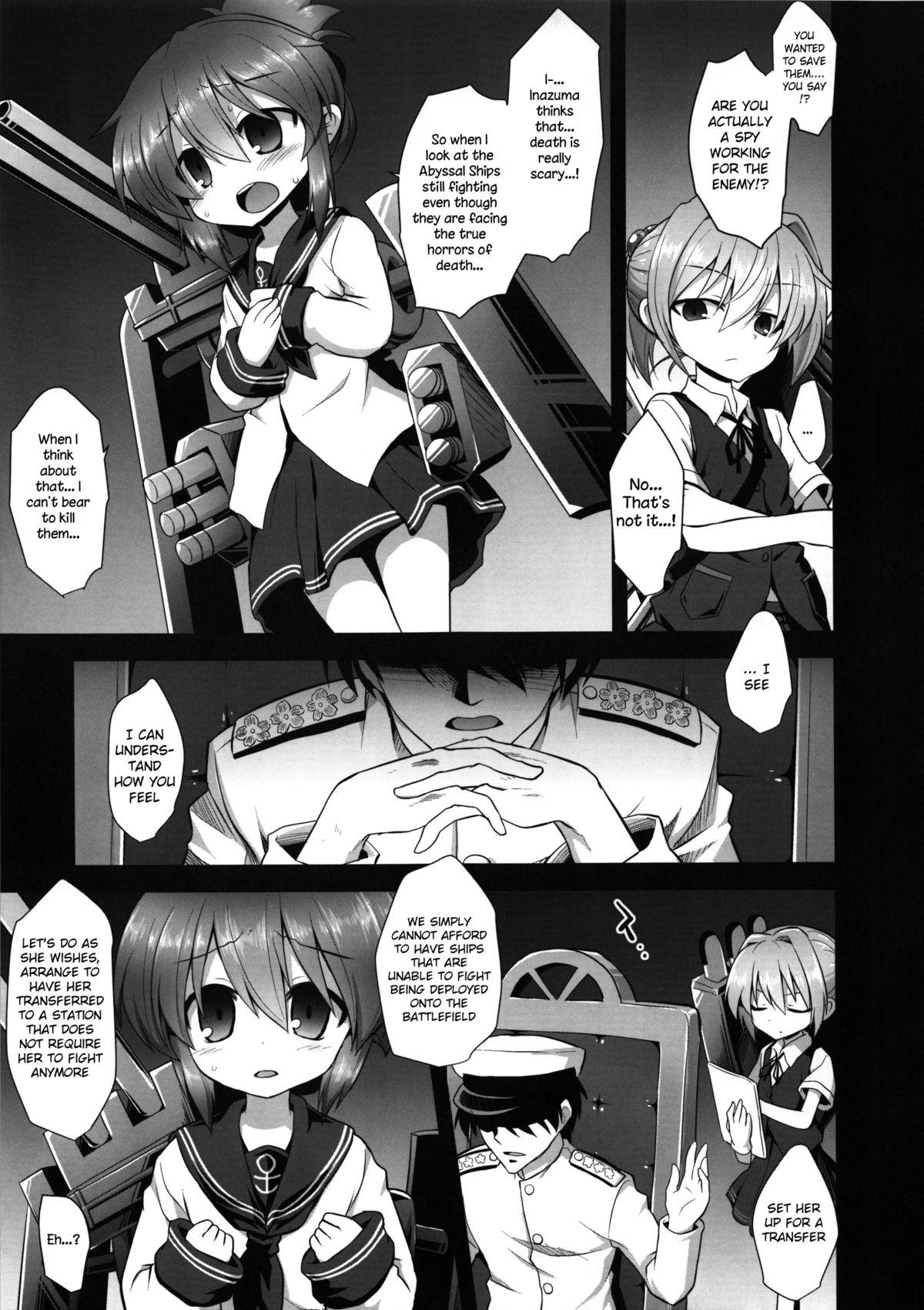 Piroca Kanmusu Chakunin Inazuma Shussan Kichiku Kan | Ship Girls Pregnancy - Inazuma's Brutal Childbirth Rape - Kantai collection Belly - Page 6