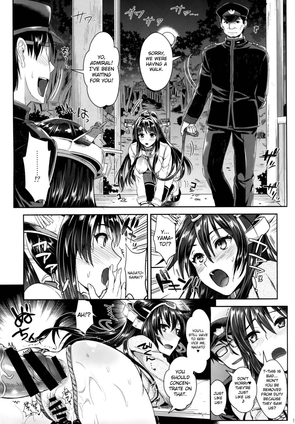 Gay Boysporn (C87) [YURIRU-RARIKA (Kojima Saya, Lazu)] Senkan Nagato to Hentai Teitoku (Sono Ni) | Battleship Nagato and Perverted Admiral (Part 2) (Kantai Collection -KanColle-) [English] [MintVoid] - Kantai collection Cream - Page 14