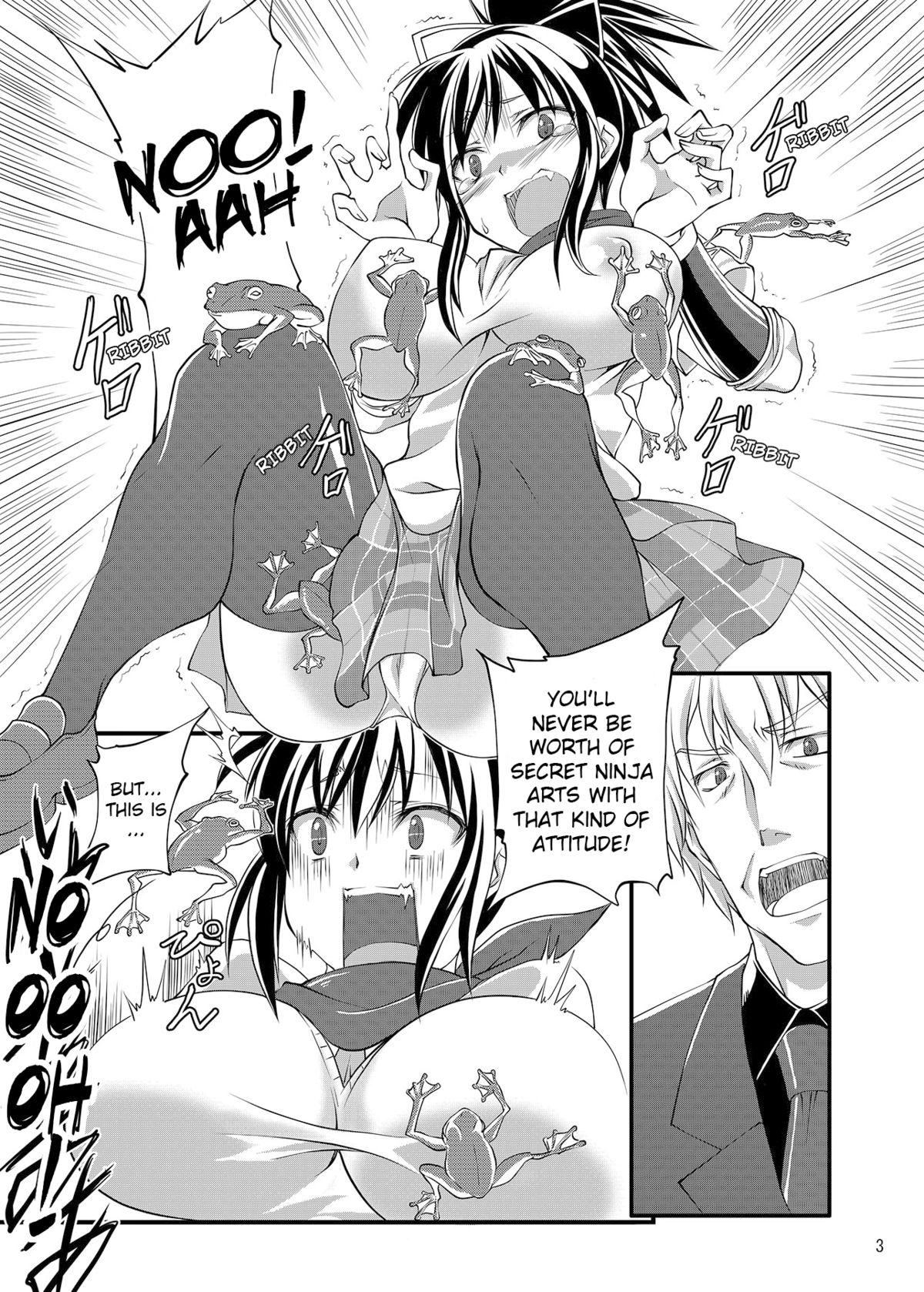 Moms Juukan Kagura - Senran kagura Girl Girl - Page 2