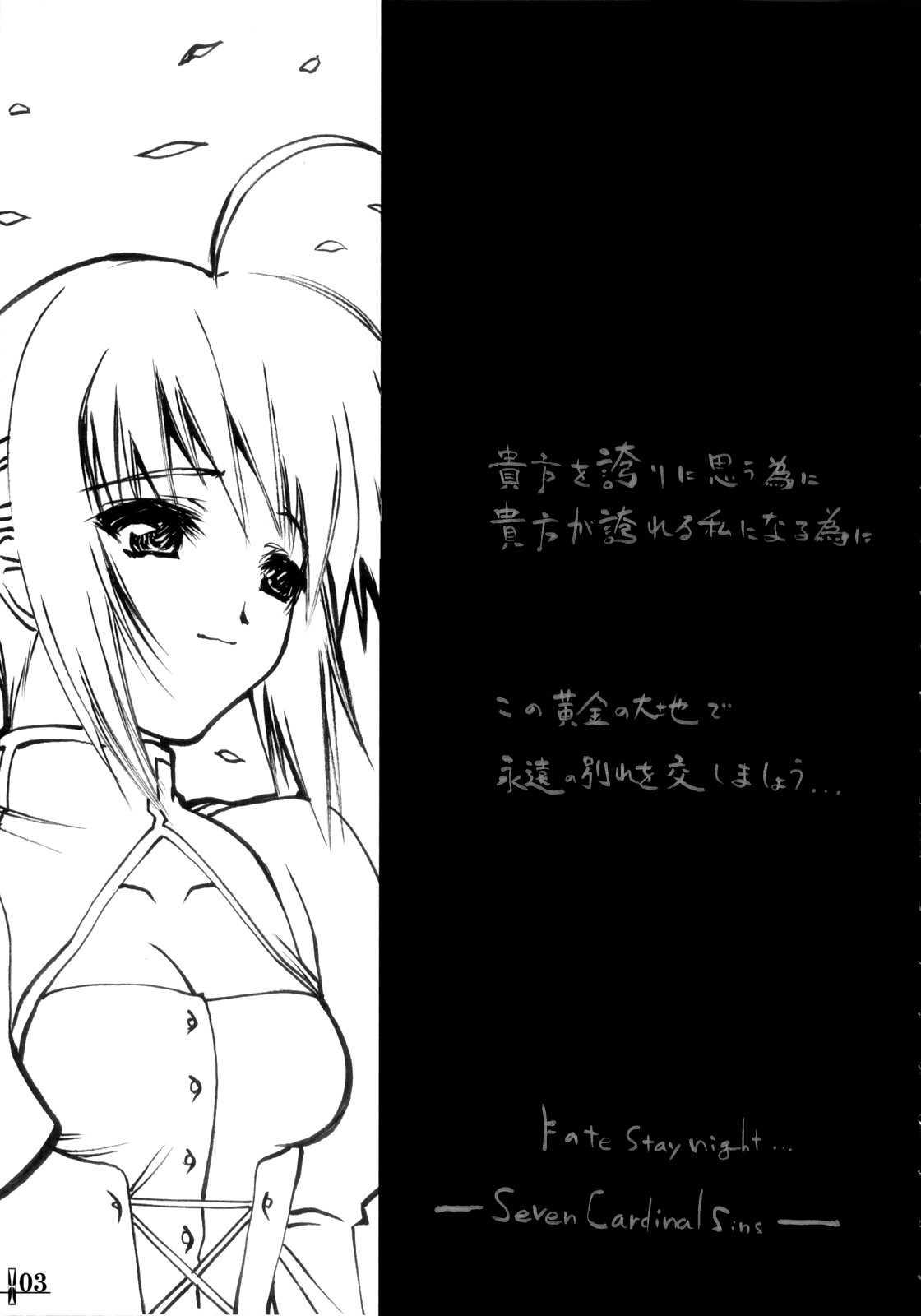 Free Oral Sex Seven Cardinal Sins みりおんばんく - Fate stay night Amatuer - Page 2