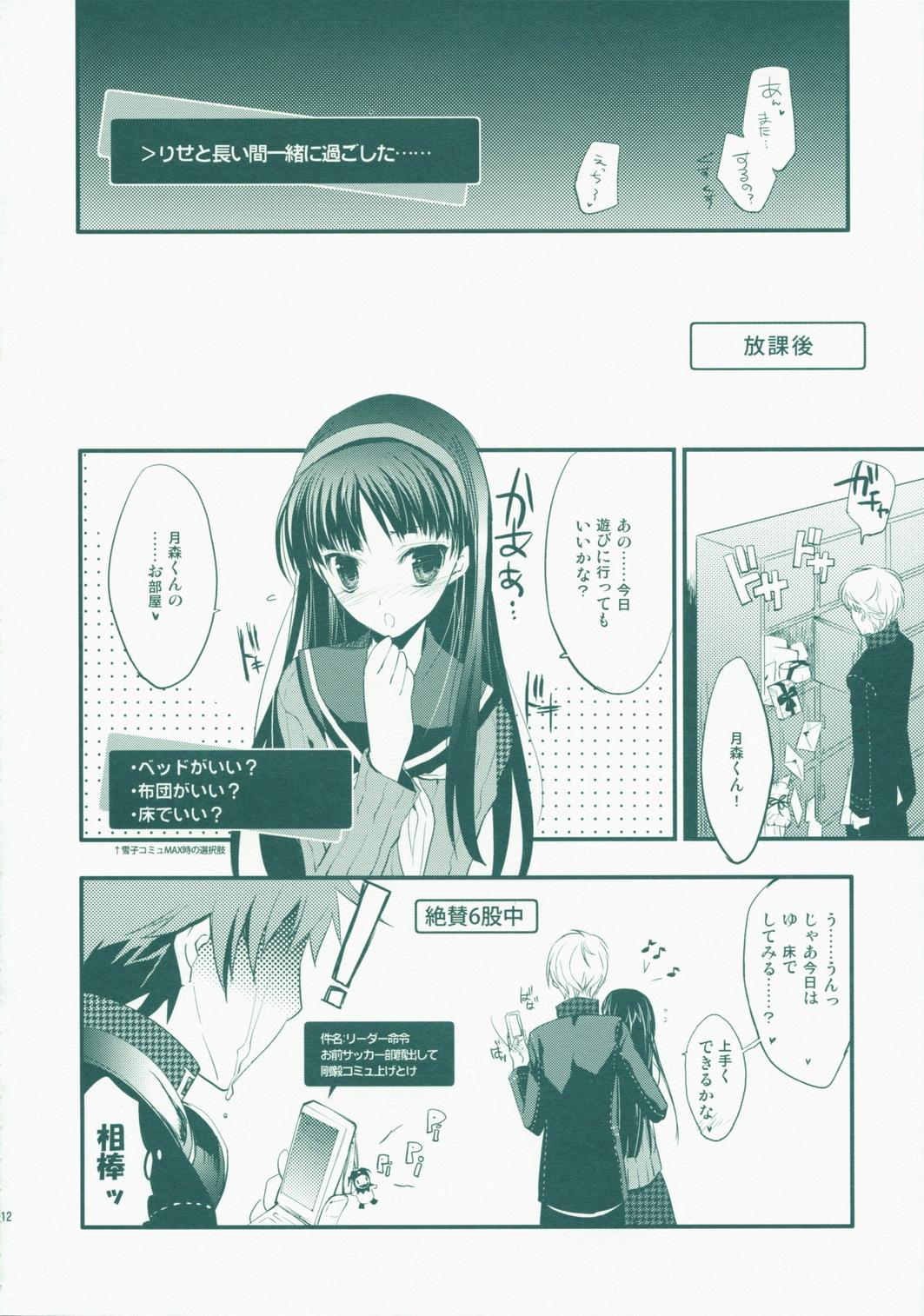 Sloppy Blow Job MIDNIGHT ESCALATOR - Persona 4 Futanari - Page 11