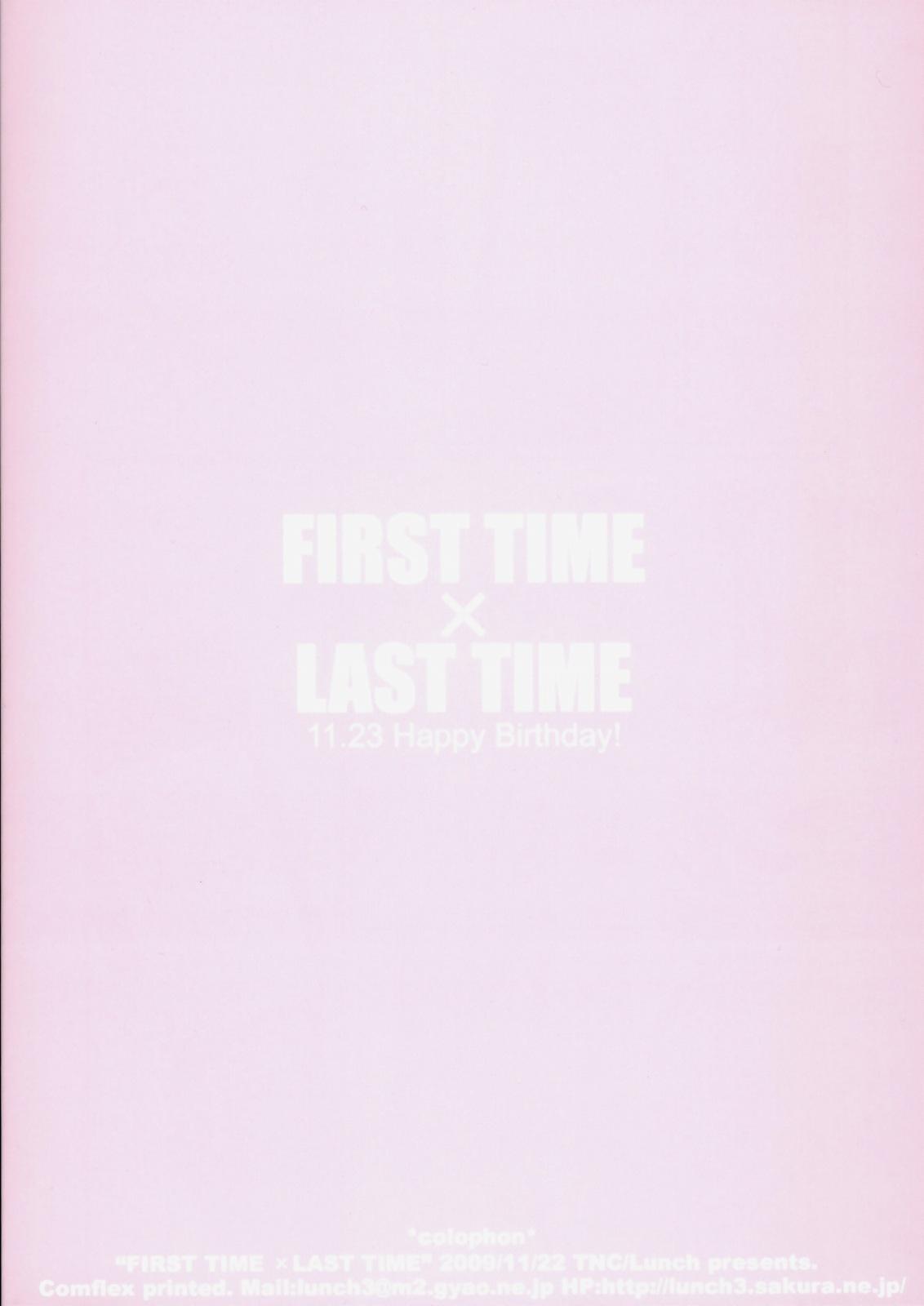 FIRST TIME × LAST TIME 38