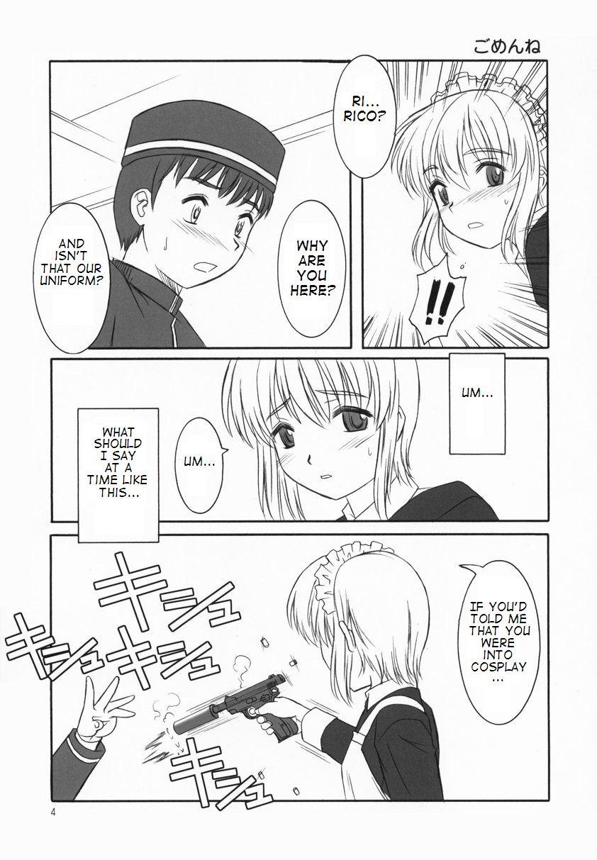 Cheating Girls Gotta Guns - Gunslinger girl Sucking Dicks - Page 3