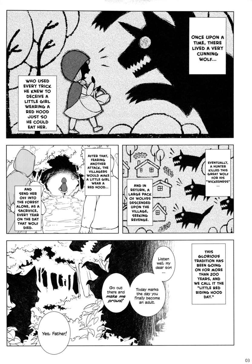 Cachonda Childhood Destruction ~ Big Red Riding Hood and The little Wolf Pasivo - Page 4