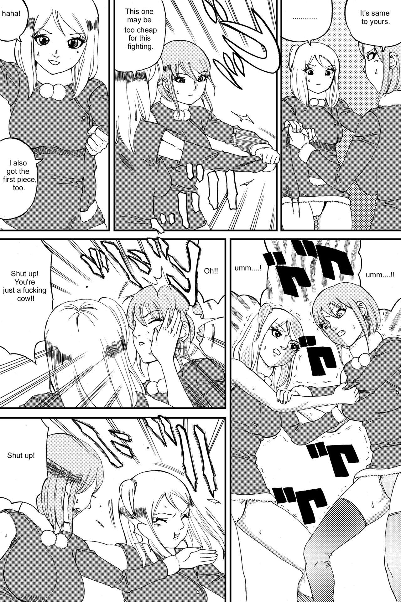 Innocent Fuwapoyo crimson/catfight comic Blowjob Porn - Page 10