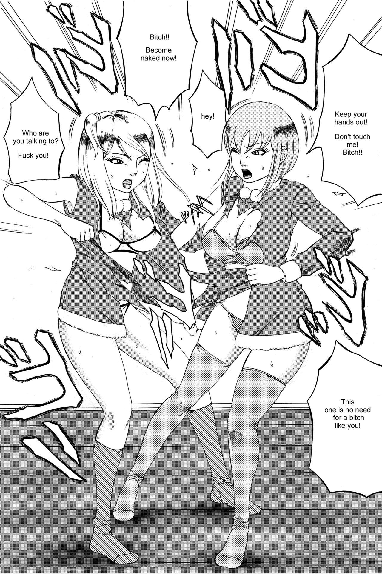 Innocent Fuwapoyo crimson/catfight comic Blowjob Porn - Page 11