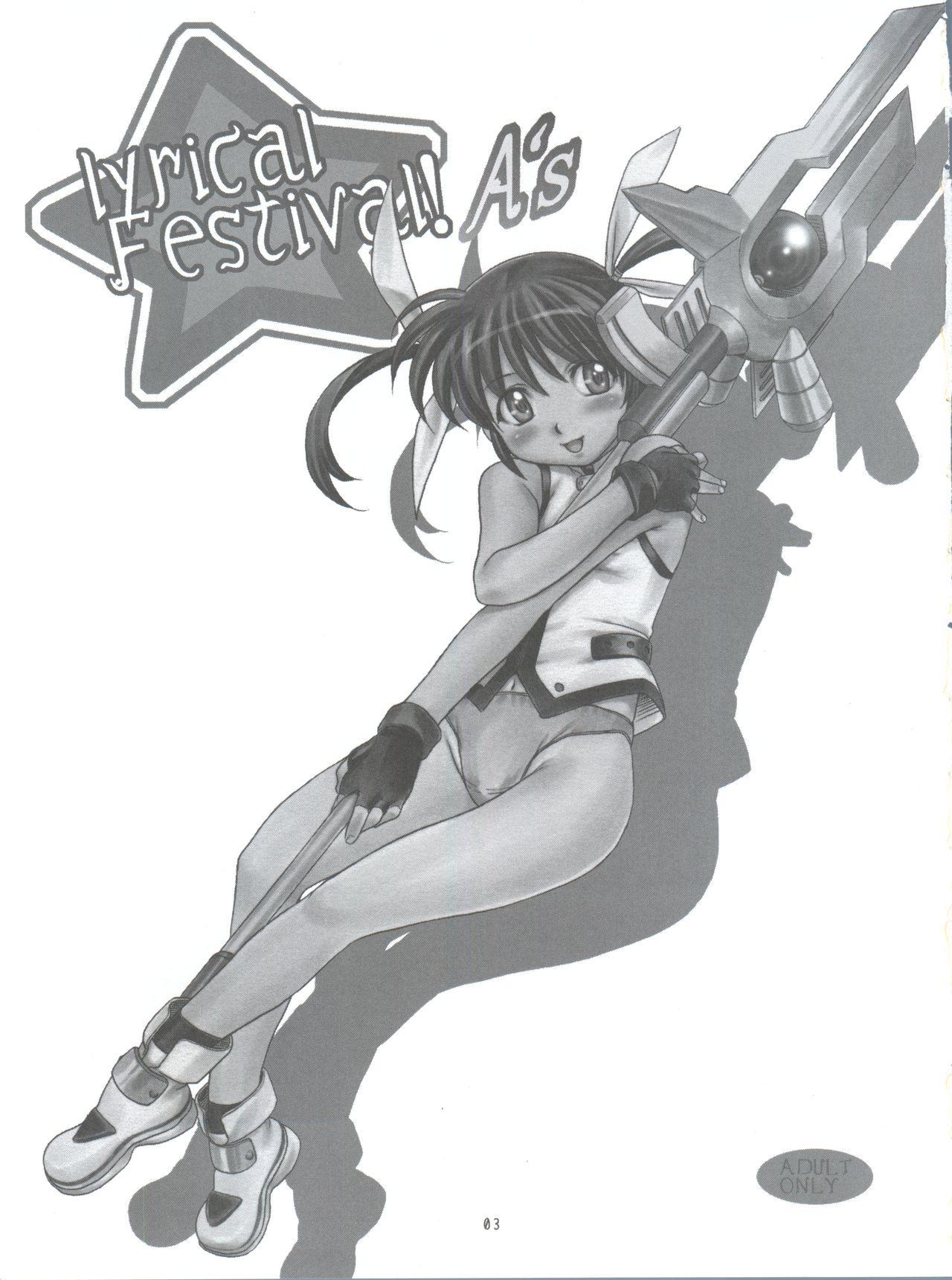 Sapphic Erotica Lyrical Festival! A's - Mahou shoujo lyrical nanoha Hot Girl - Page 2