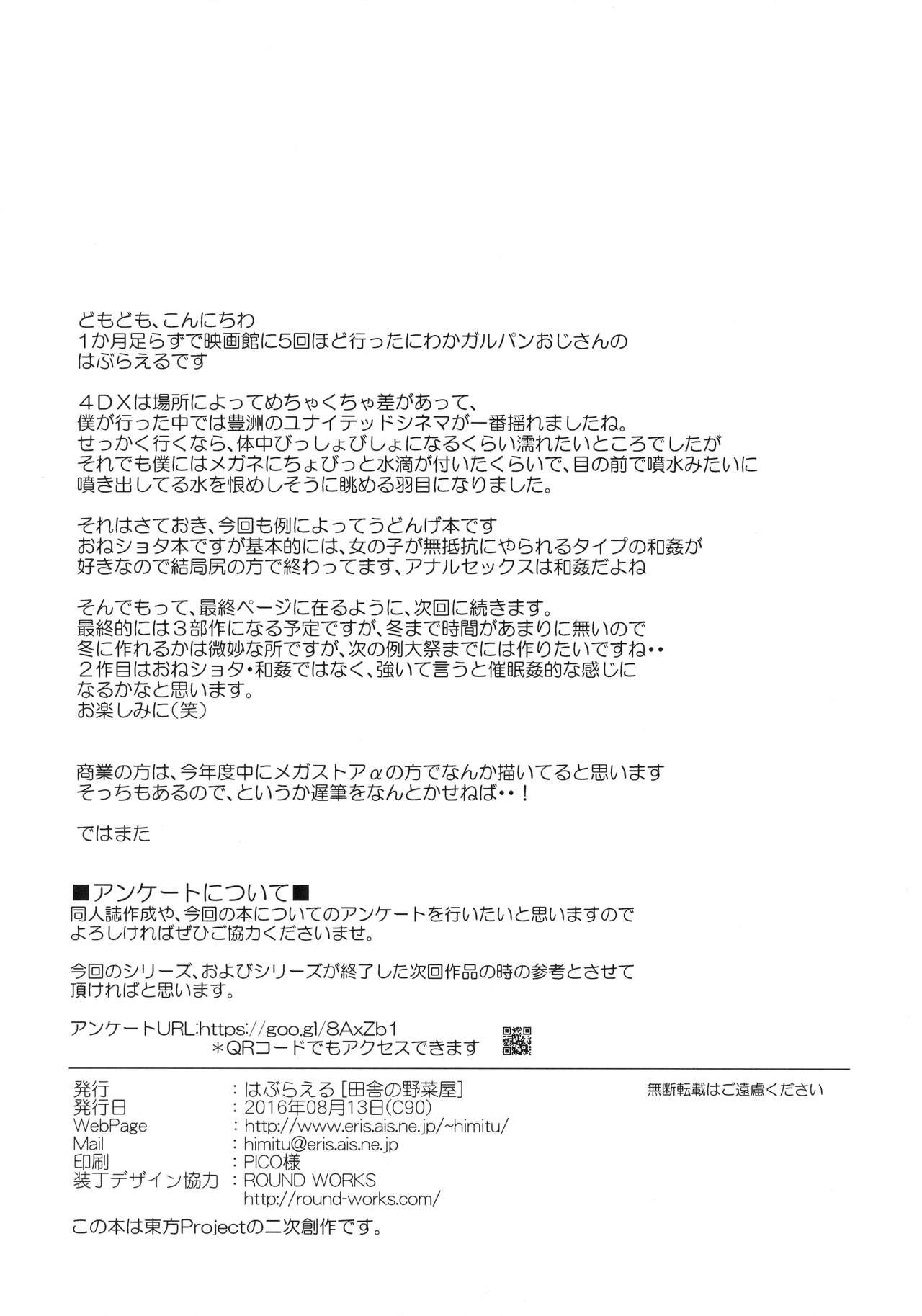 Fingers Shigan no Kioku - Touhou project Blowjob Contest - Page 33