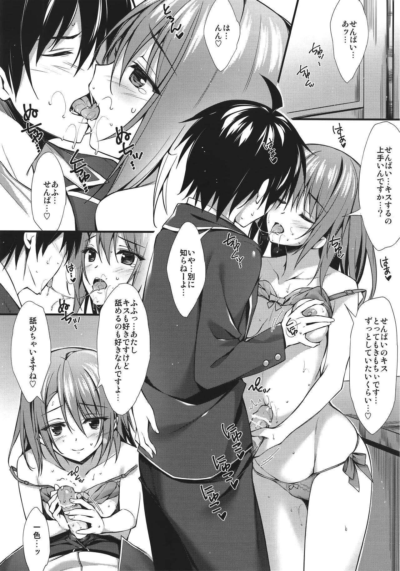 Strapon Atashi no Daisuki na Senpai♥ - Yahari ore no seishun love come wa machigatteiru Gritona - Page 6