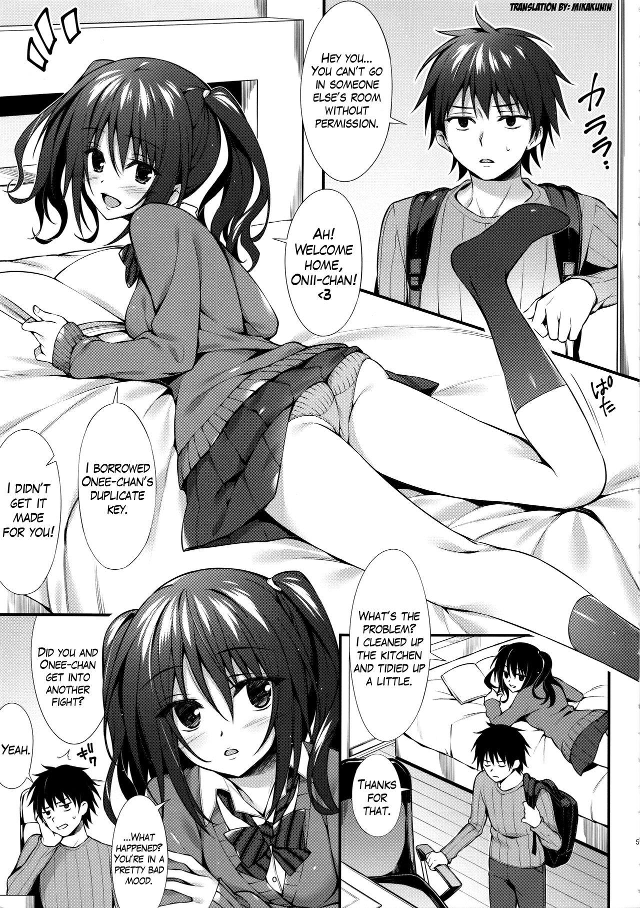 Hermosa Kanojo no Imouto wa JK-chan Gapes Gaping Asshole - Page 4
