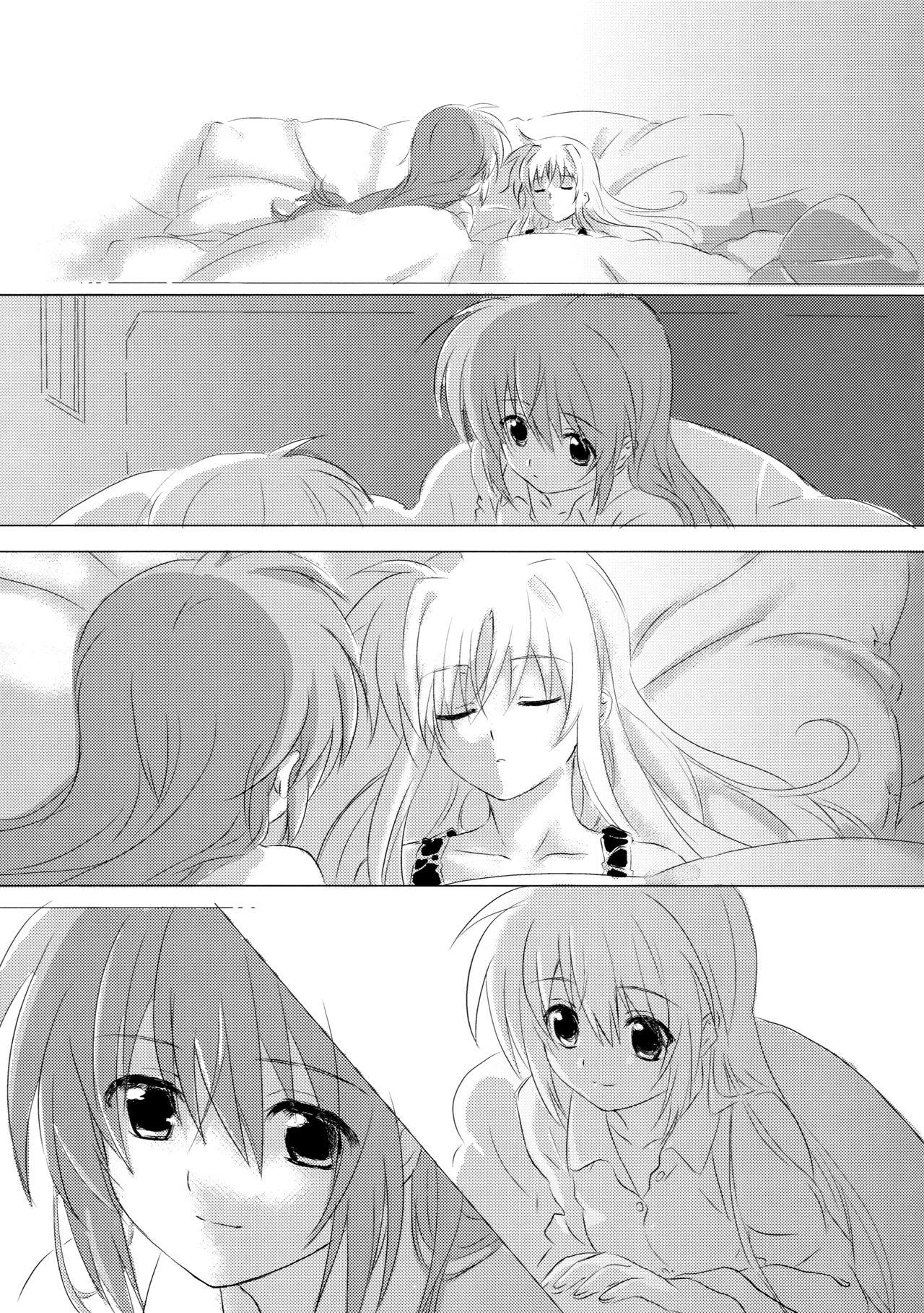 Porno Amateur Sweetest Love - Mahou shoujo lyrical nanoha 3some - Page 4