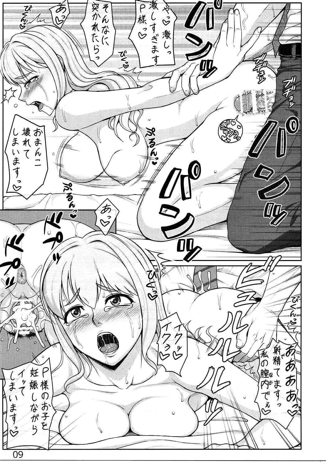 Sucking Cock Tsukareta Idol o Nerau Akushitsu SexHara Massage - The idolmaster Roleplay - Page 8