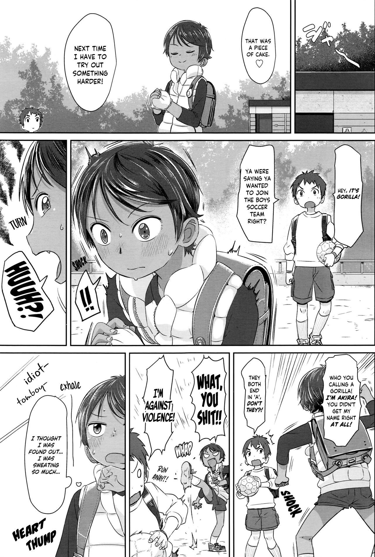 Cum On Tits Sennyuu! Boyish | Infiltration! Boyish Dyke - Page 3