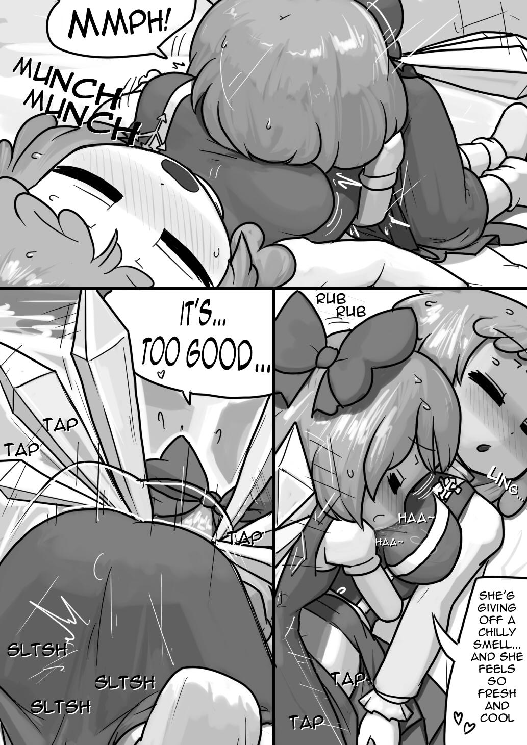 Jap Chinko Cirno x Futsuu Letty no Suikan Manga - Touhou project Stretching - Page 7