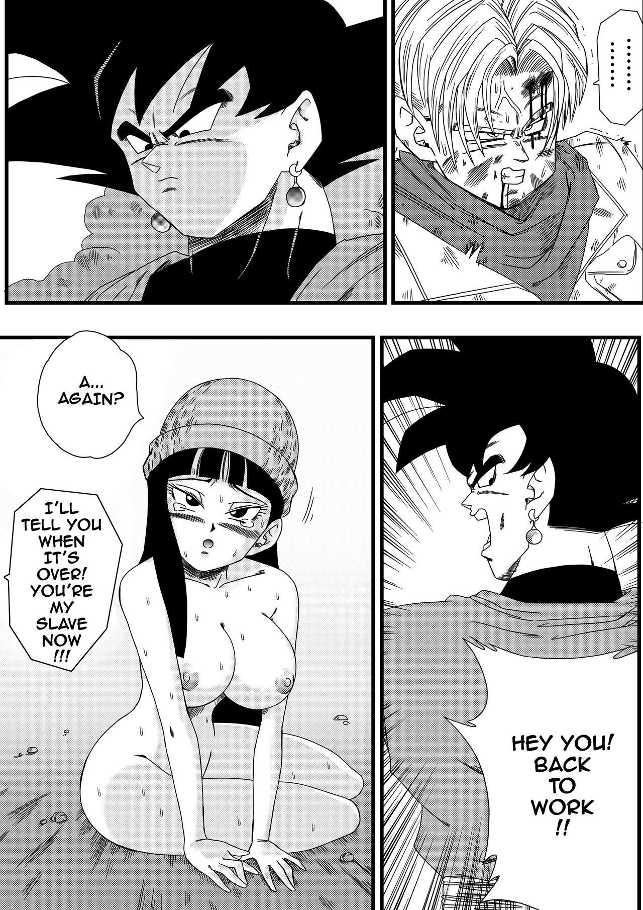 Camsex Black, Mirai no Hero o Taosu! Teisou na Kanojo ga Gisei ni! | BLACK DEFEATS THE HERO OF THE FUTURE! THE SACRIFICE OF THE FAITHFUL BRIDE! - Dragon ball super Joven - Page 10