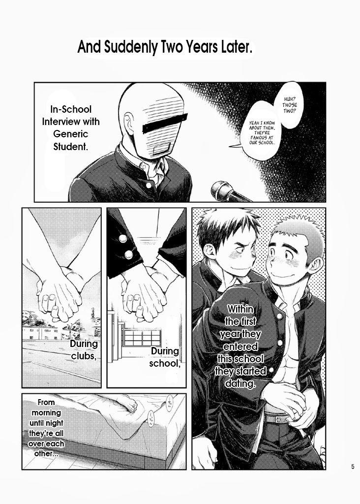 Gay Averagedick (C85) [Dokudenpa Jushintei (Kobucha)] Gakuen Seikatsu Tadare-gimi | School Life - Sore Feeling [English] [Leon990] Red Head - Page 5