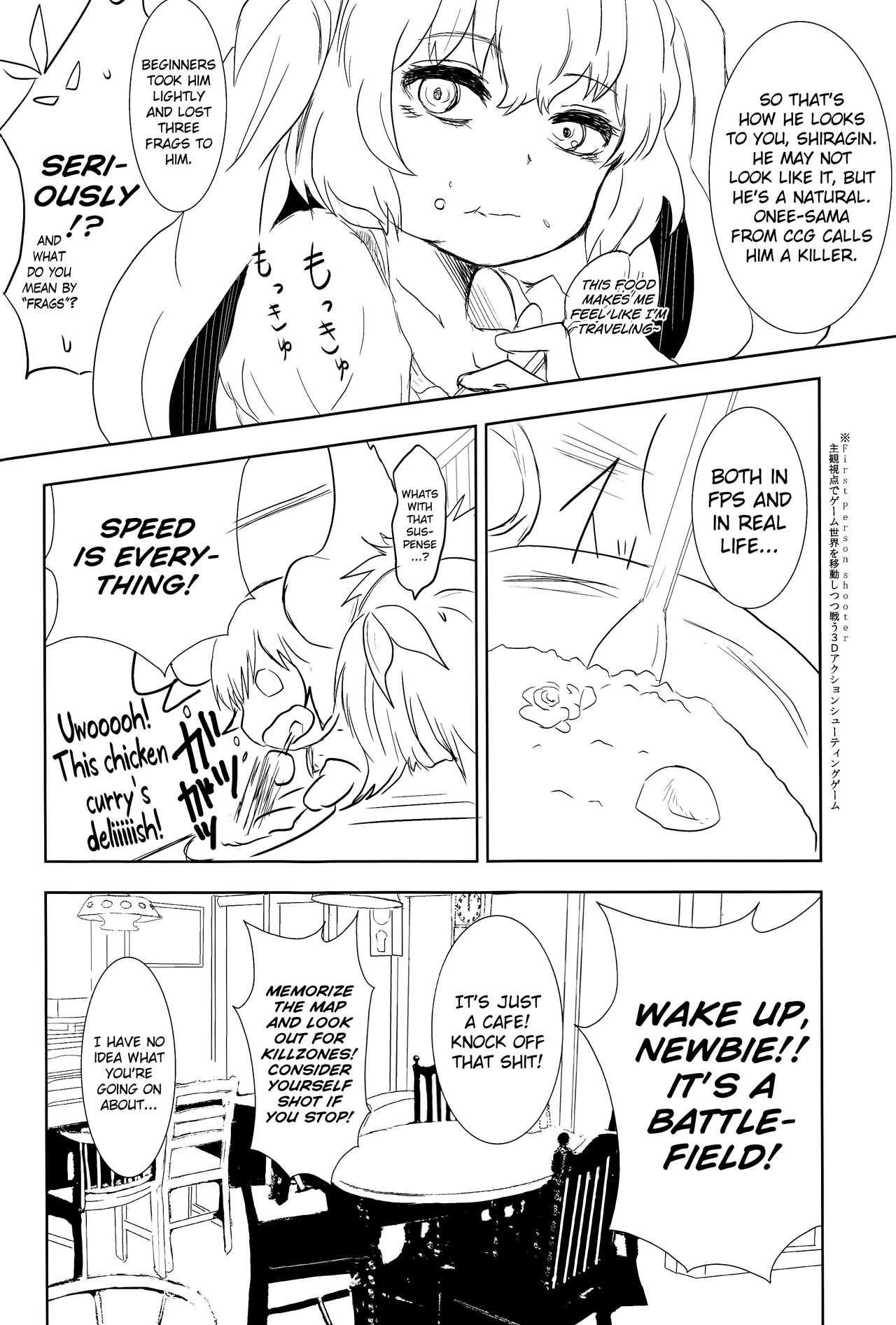 Sloppy Blowjob Innocent Blue - Before Sunrise - Tokyo ghoul Hot Teen - Page 4
