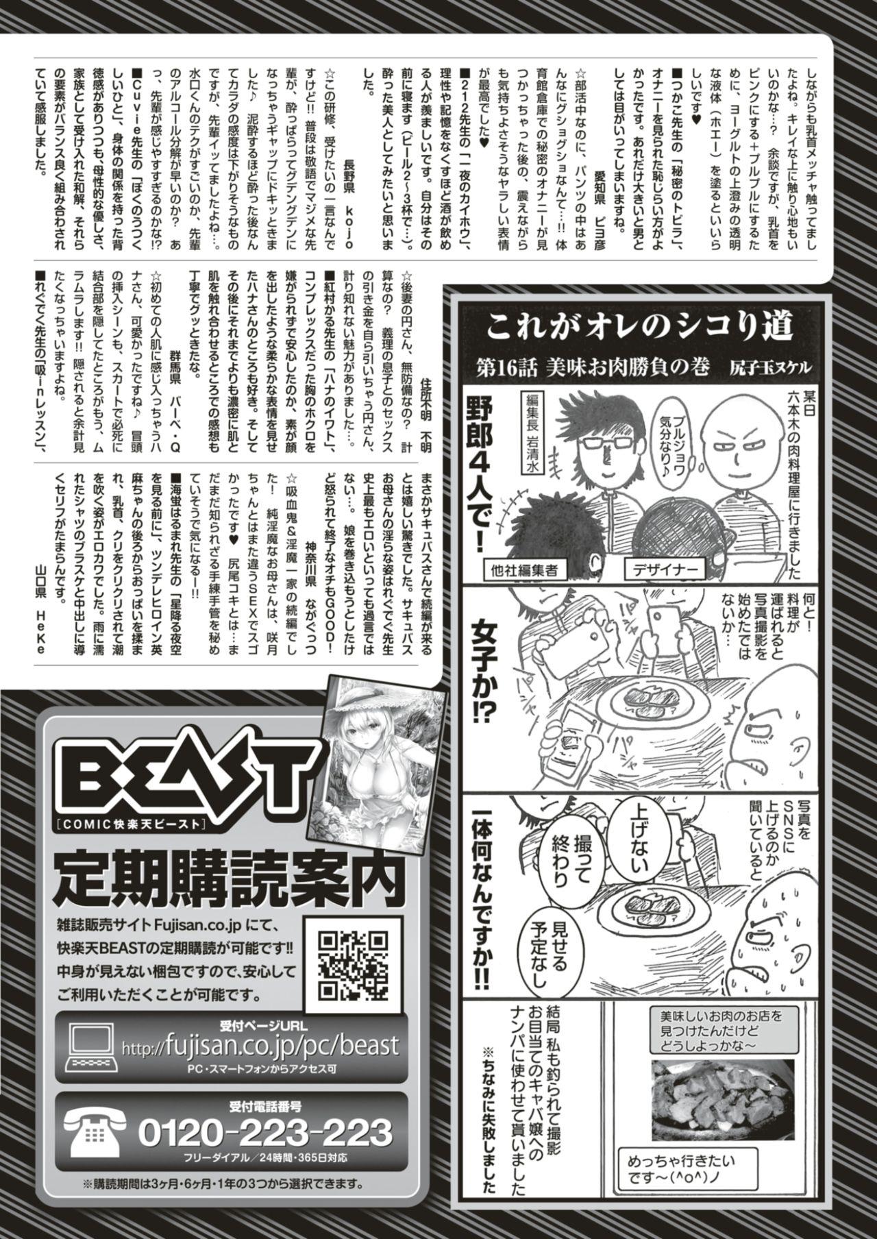 COMIC Kairakuten BEAST 2017-08 310