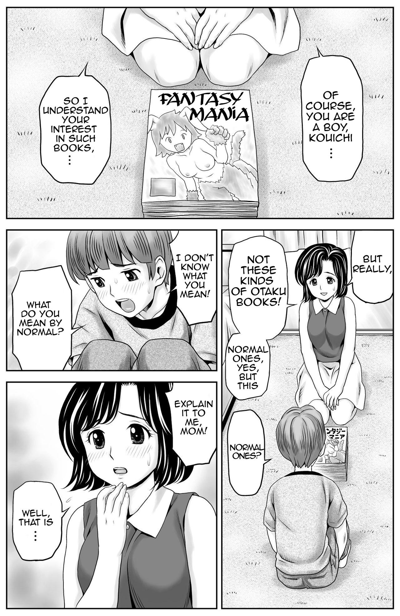 Pija Kaa-san no Seikyouiku | Mother's Sex Education Fake - Page 3
