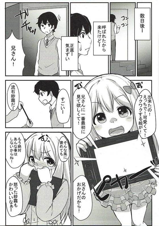 Titten Nii-san Chotto Ecchi na Shuzai o Sasete - Eromanga sensei Gayfuck - Page 16