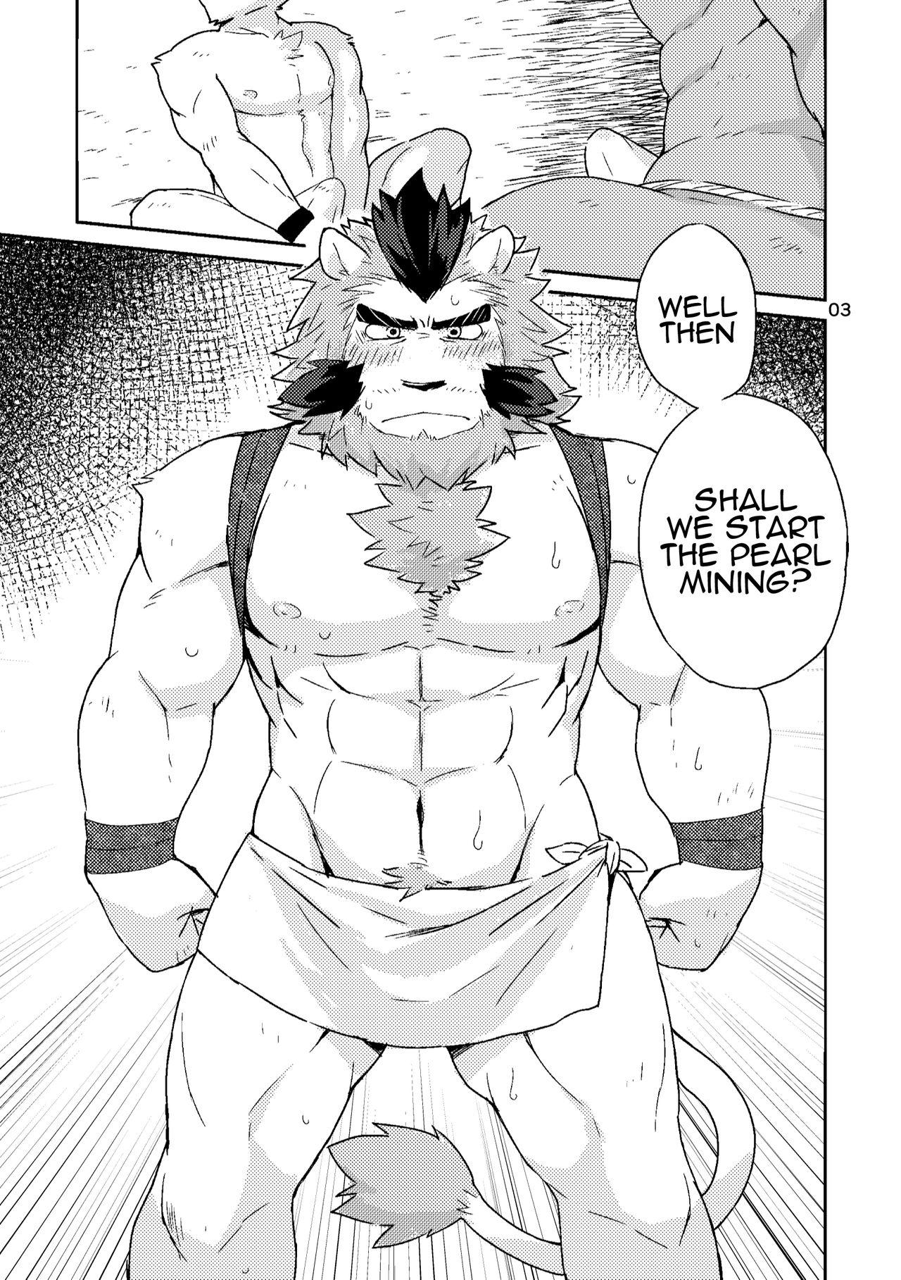 Daddy Shinju Koumyaku no Otoko-tachi | The Pearl Ore Men Gay Big Cock - Page 4